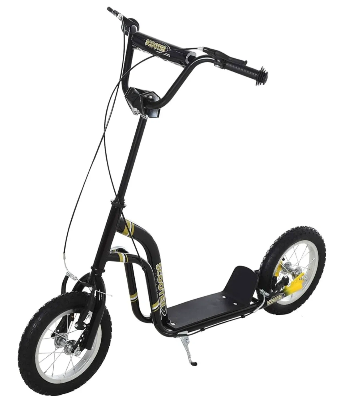 Aosom Scooter with Inflatable Rubber Wheels. thumbnail