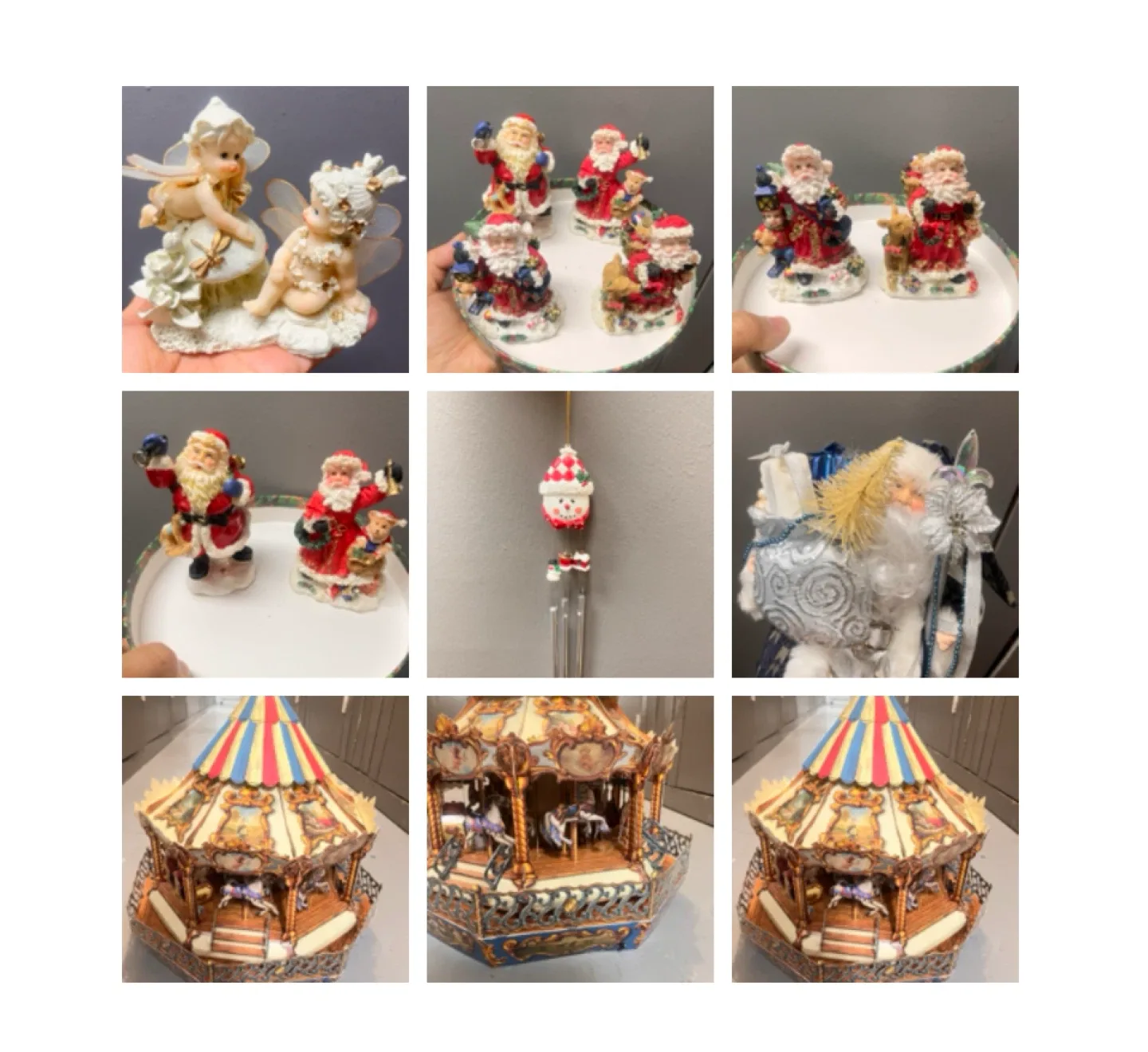Christmas Santa & Angel Figurines thumbnail