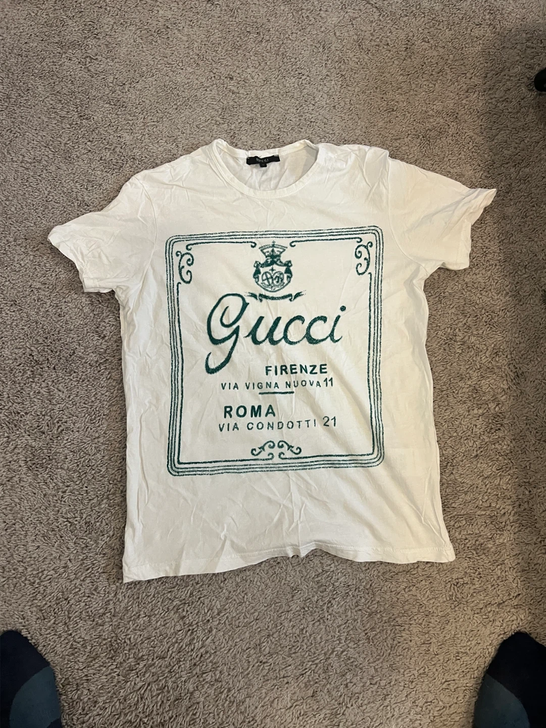 Gucci Firenze Roma White T-Shirt