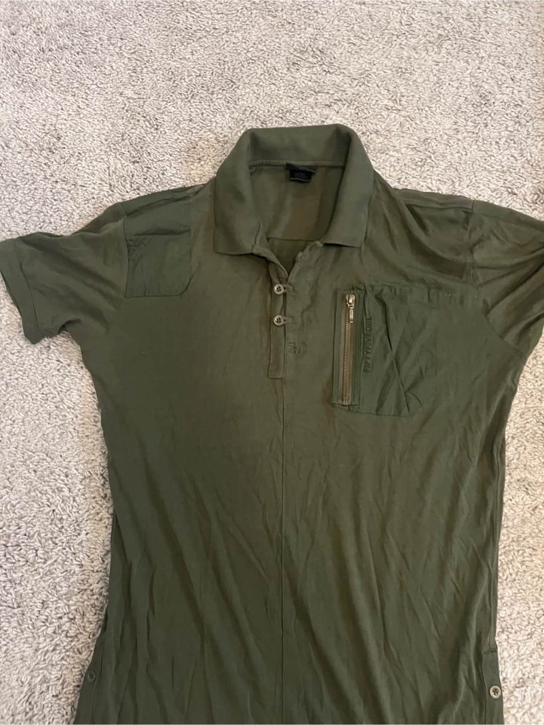 FIFTYFOUR Polo Shirt - Olive Green - photo 2
