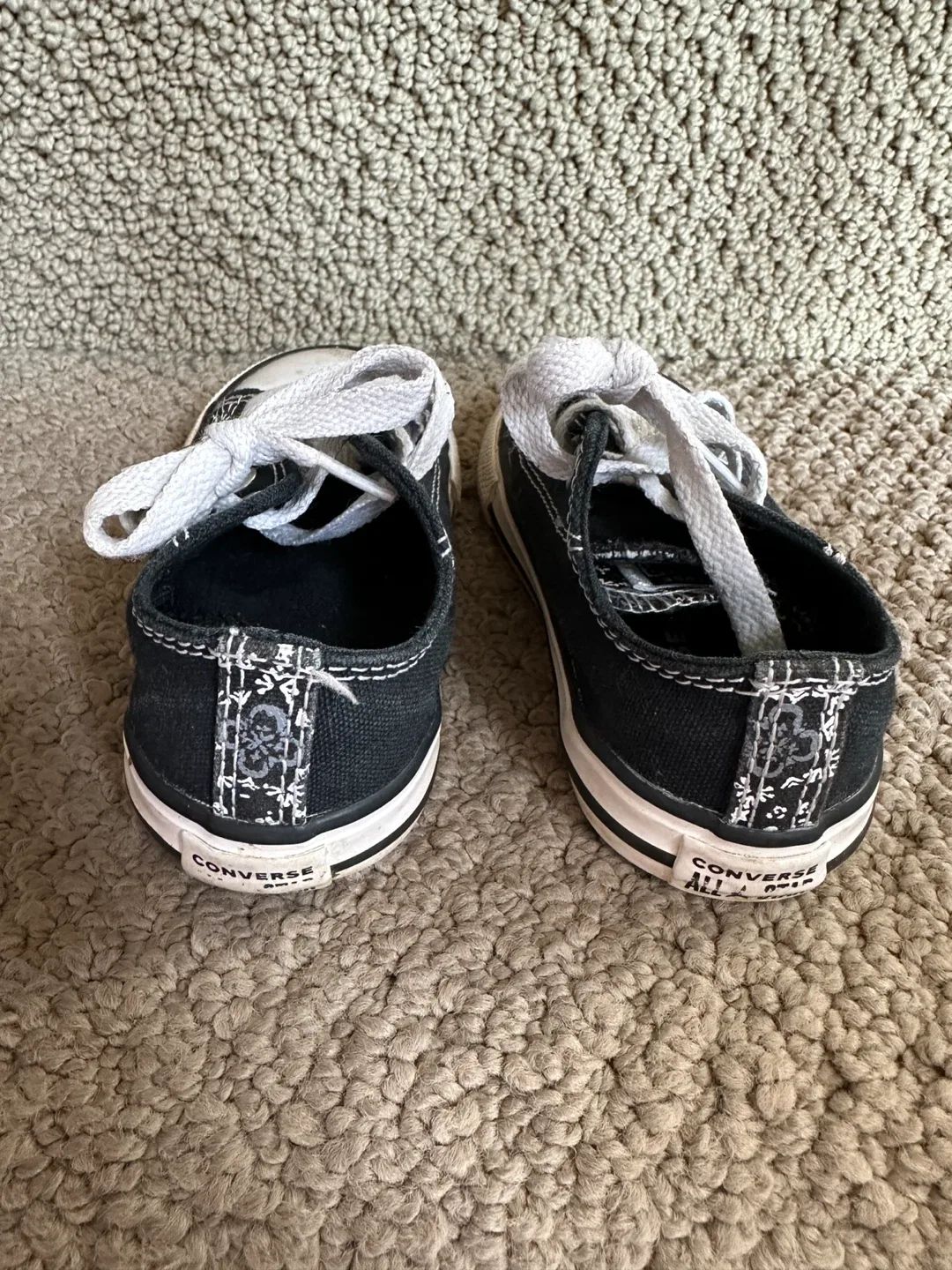 Converse All Star Infant Size 7 Black image indicator(2)