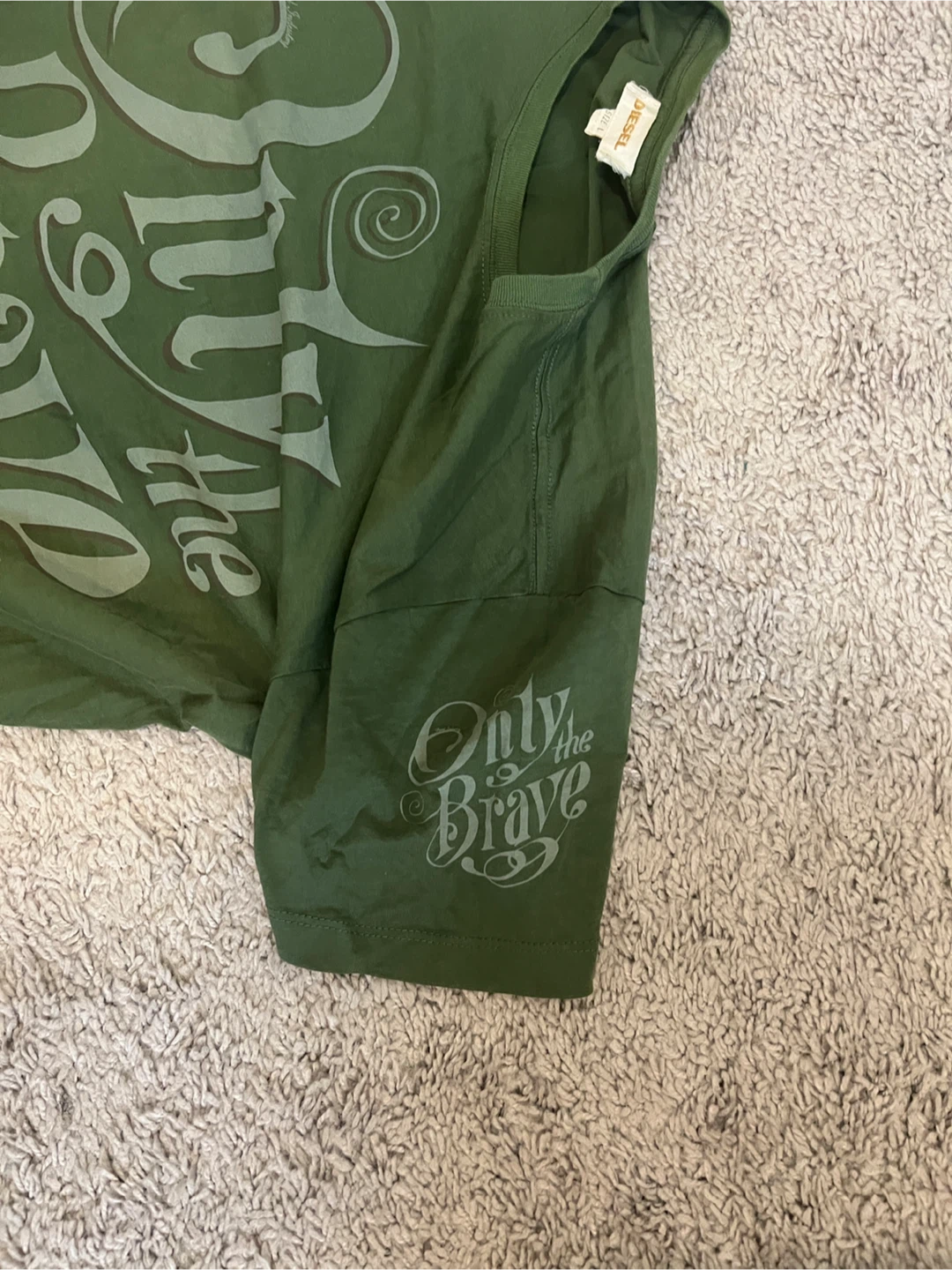 Diesel 'Only the Brave' Green Tee - photo 2
