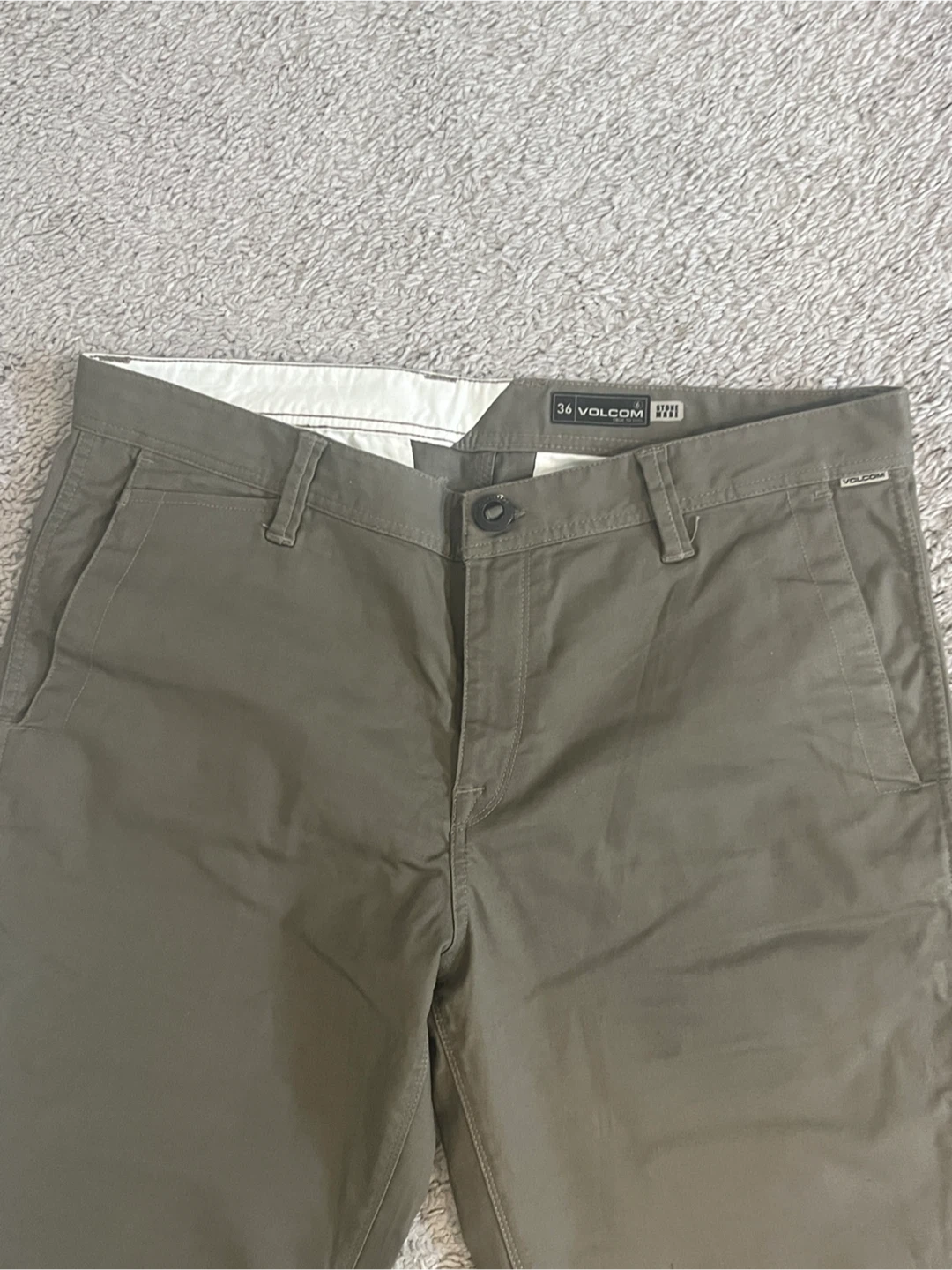 Volcom Men's 36 Olive Green Pants - photo 3
