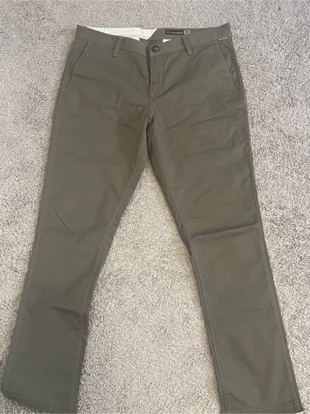 Volcom Men's 36 Olive Green Pants - photo 2