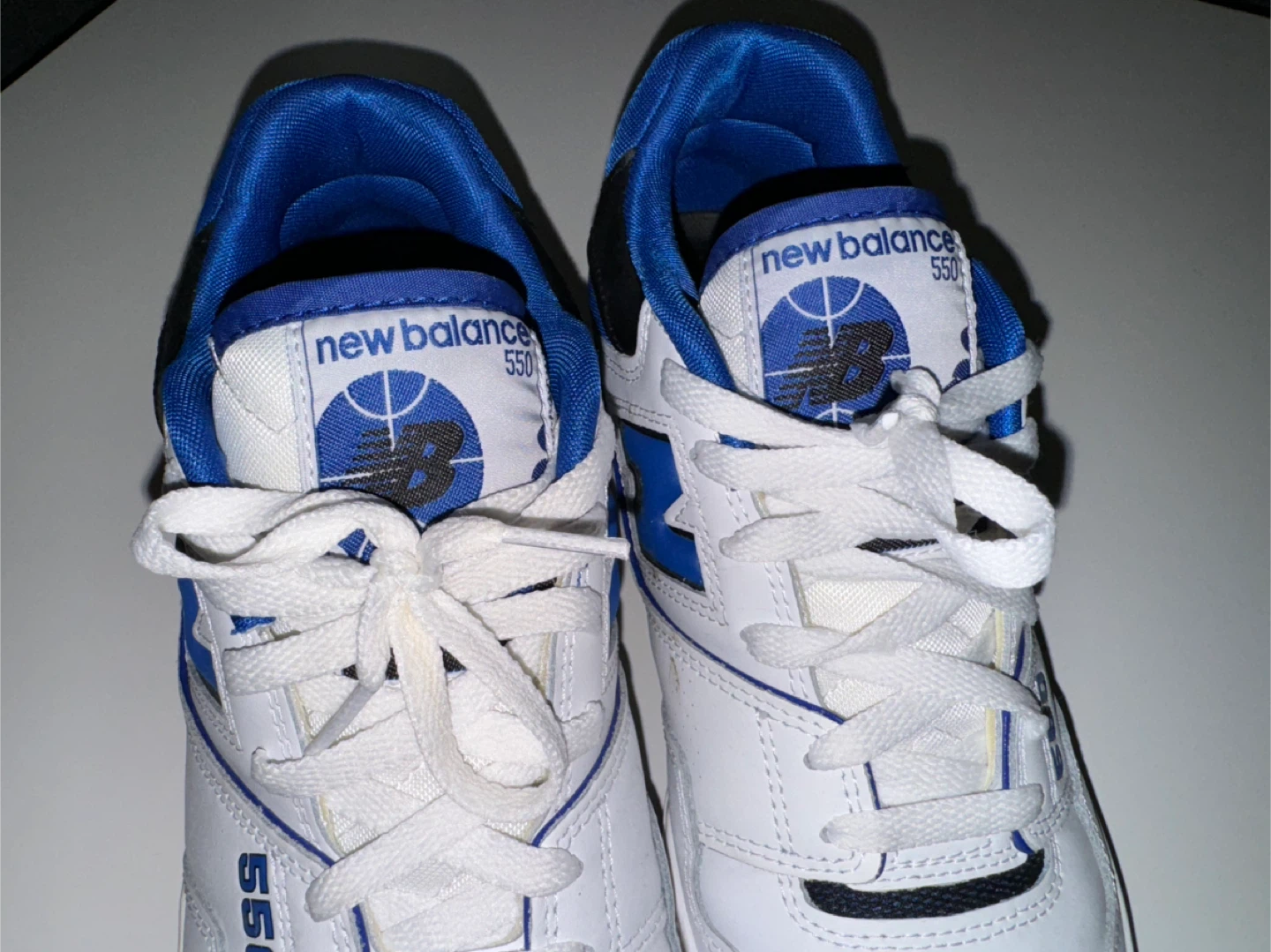 New Balance 550 White/Blue Sneakers Size 10 - photo 3