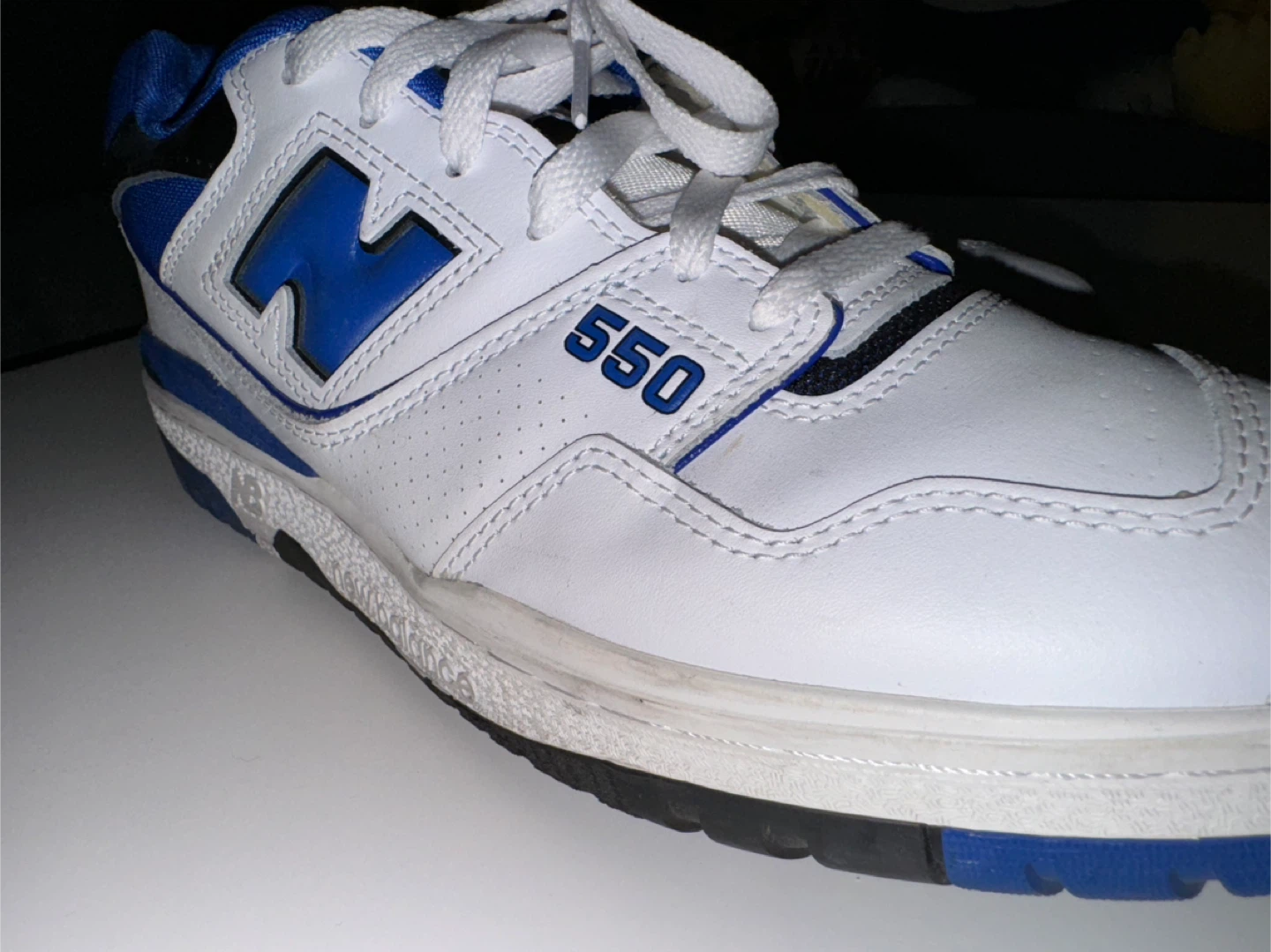 New Balance 550 White/Blue Sneakers Size 10 - photo 5