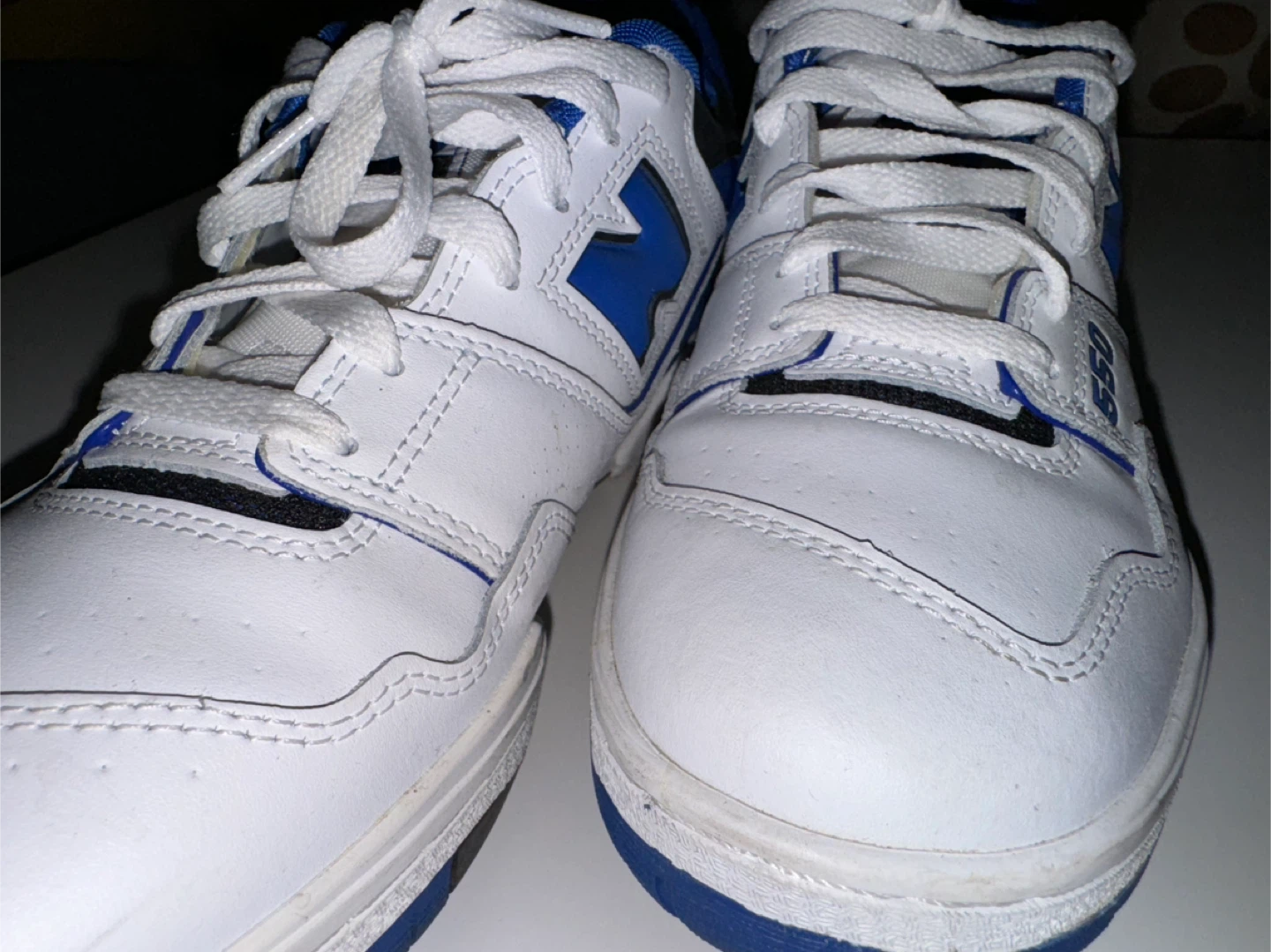 New Balance 550 White/Blue Sneakers Size 10 - photo 4