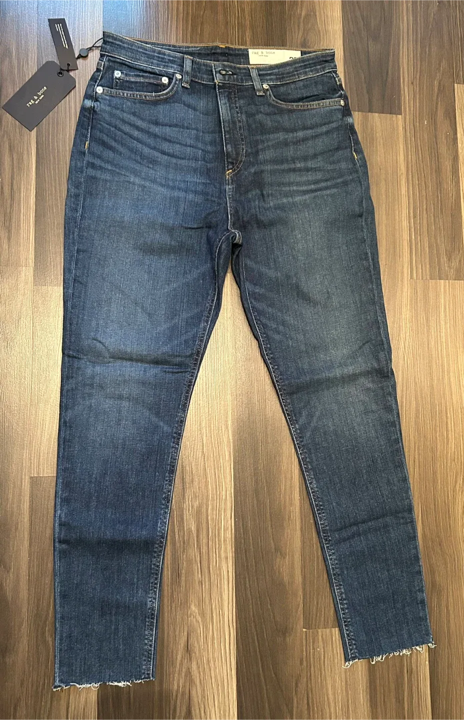 Rag & Bone Nina High Rise Ankle Skinny Jeans Size 29 image indicator(2)