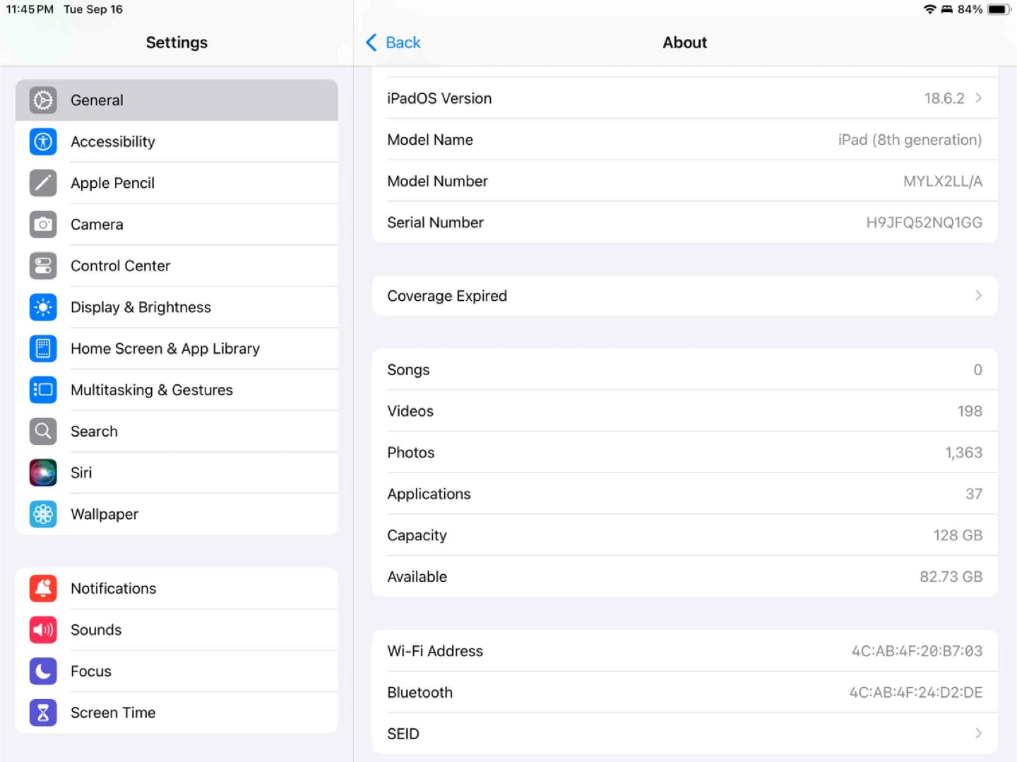 iPad (8th generation) 128GB (WIFI) - photo 4