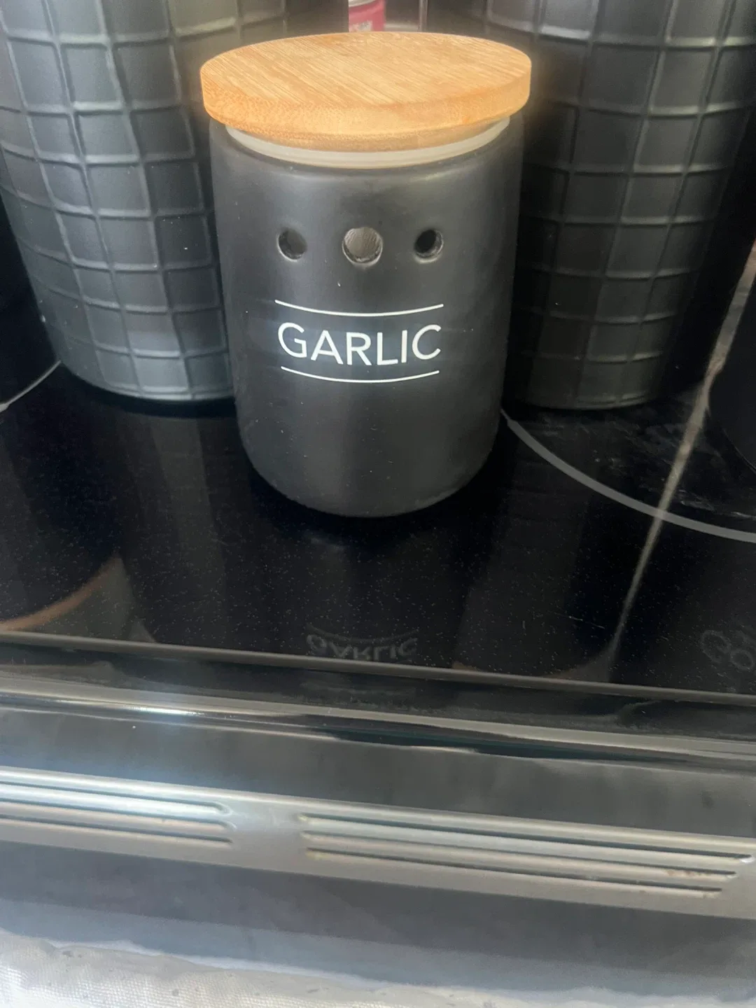 Barnyard Designs Black Kitchen Canister Set image indicator(5)