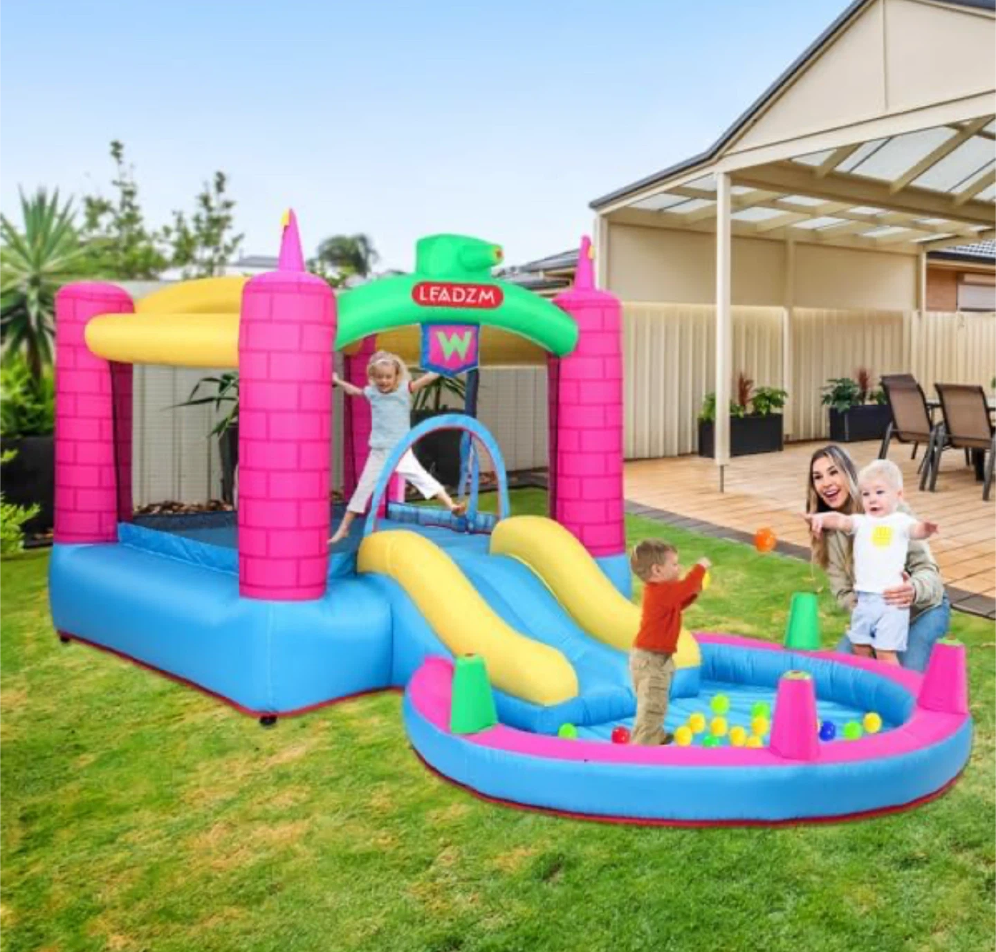 New Inflatable Castle with Air Blower - photo 4