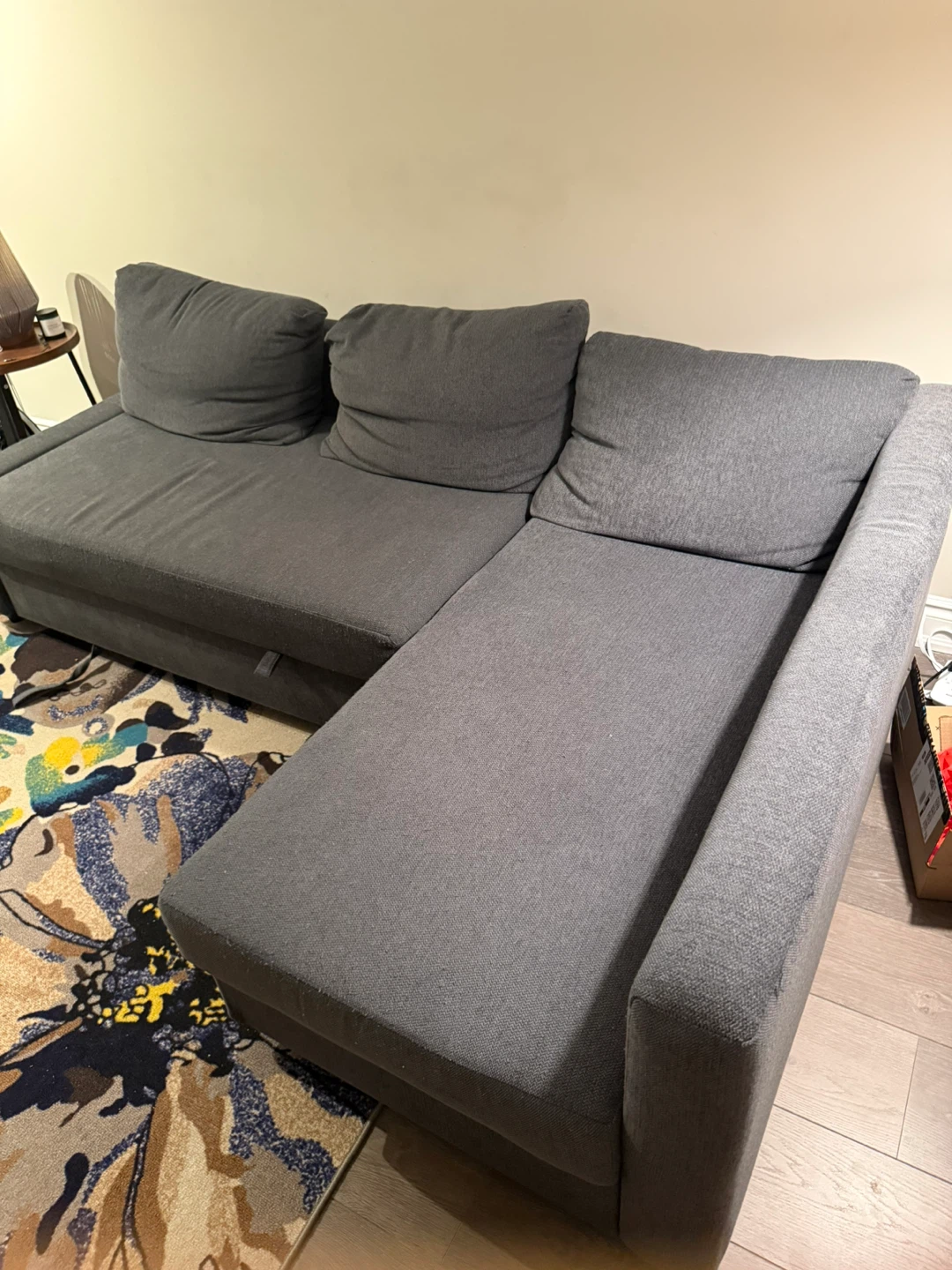 IKEA Sectional Sofa bed with Storage (Friheten)- Grey - photo 2