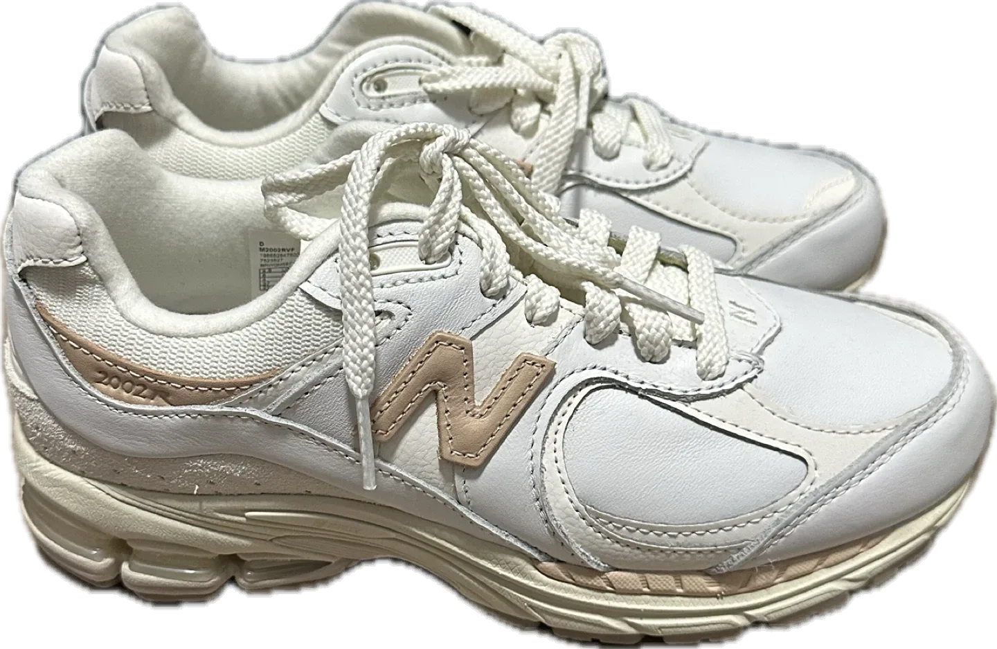 New Balance 2002R White Vachetta Tan Sneakers | Unisex image indicator(2)