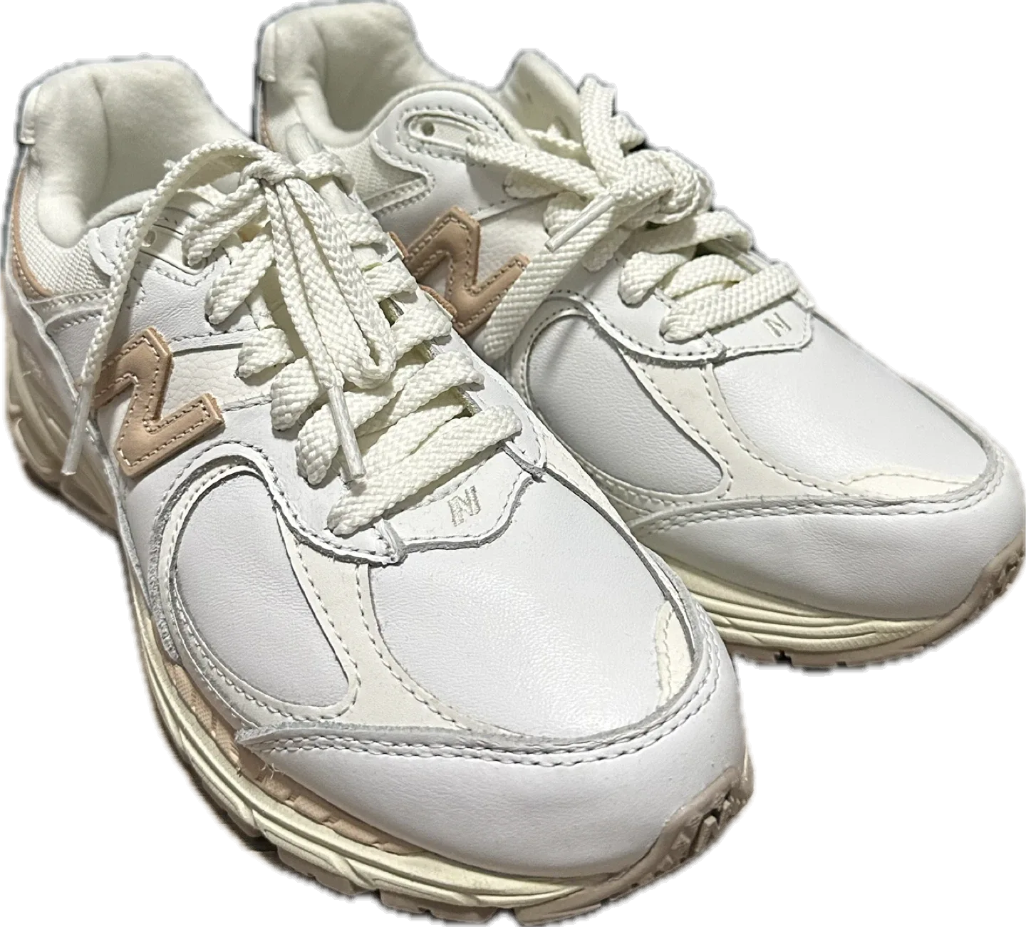 New Balance 2002R White Vachetta Tan Sneakers | Unisex image indicator(3)