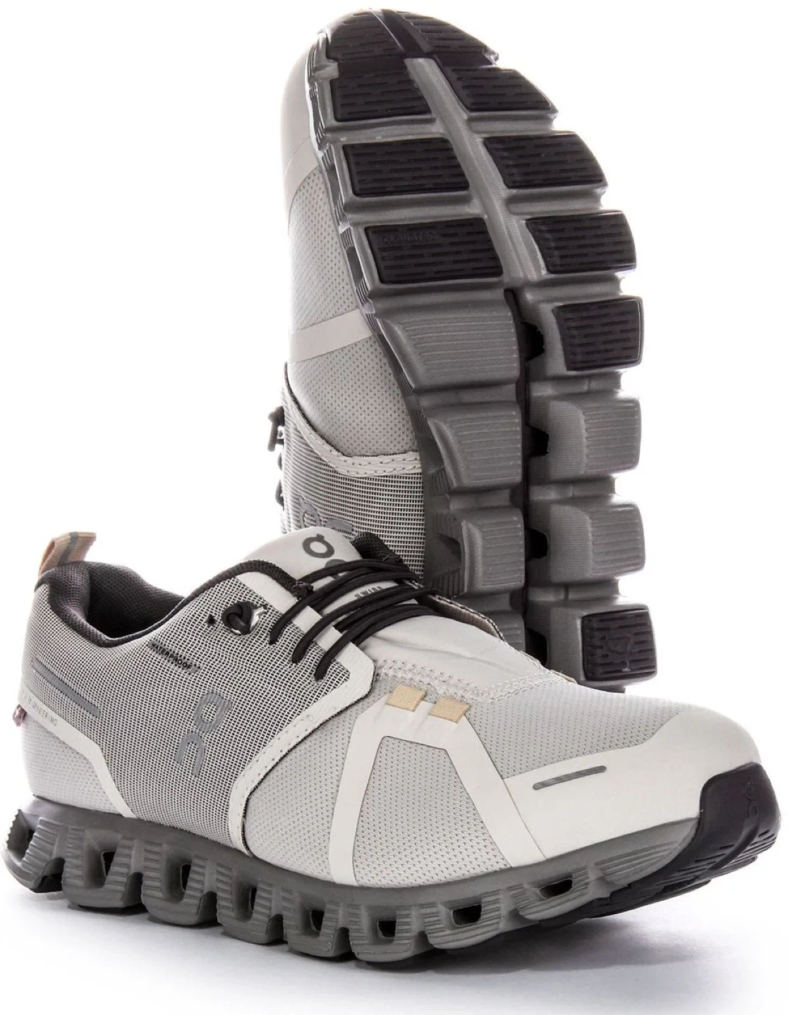 On Cloud 5 Waterproof Sneakers | Pearl/Fog thumbnail