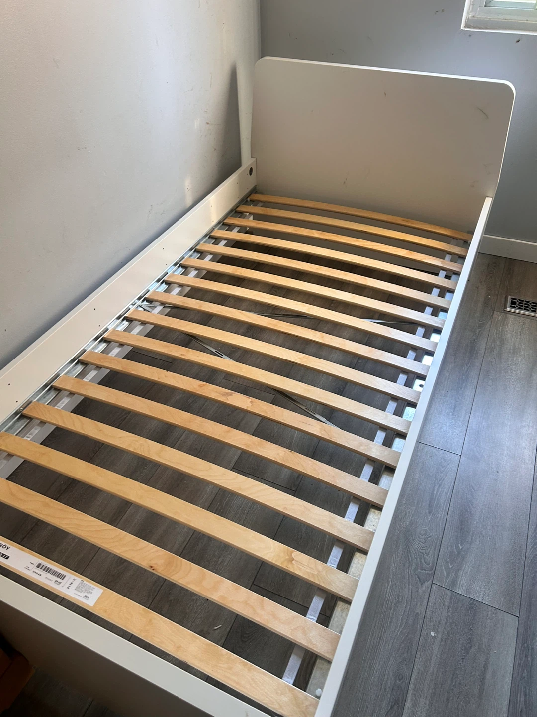IKEA Single Bed Frame with Mattress - photo 3