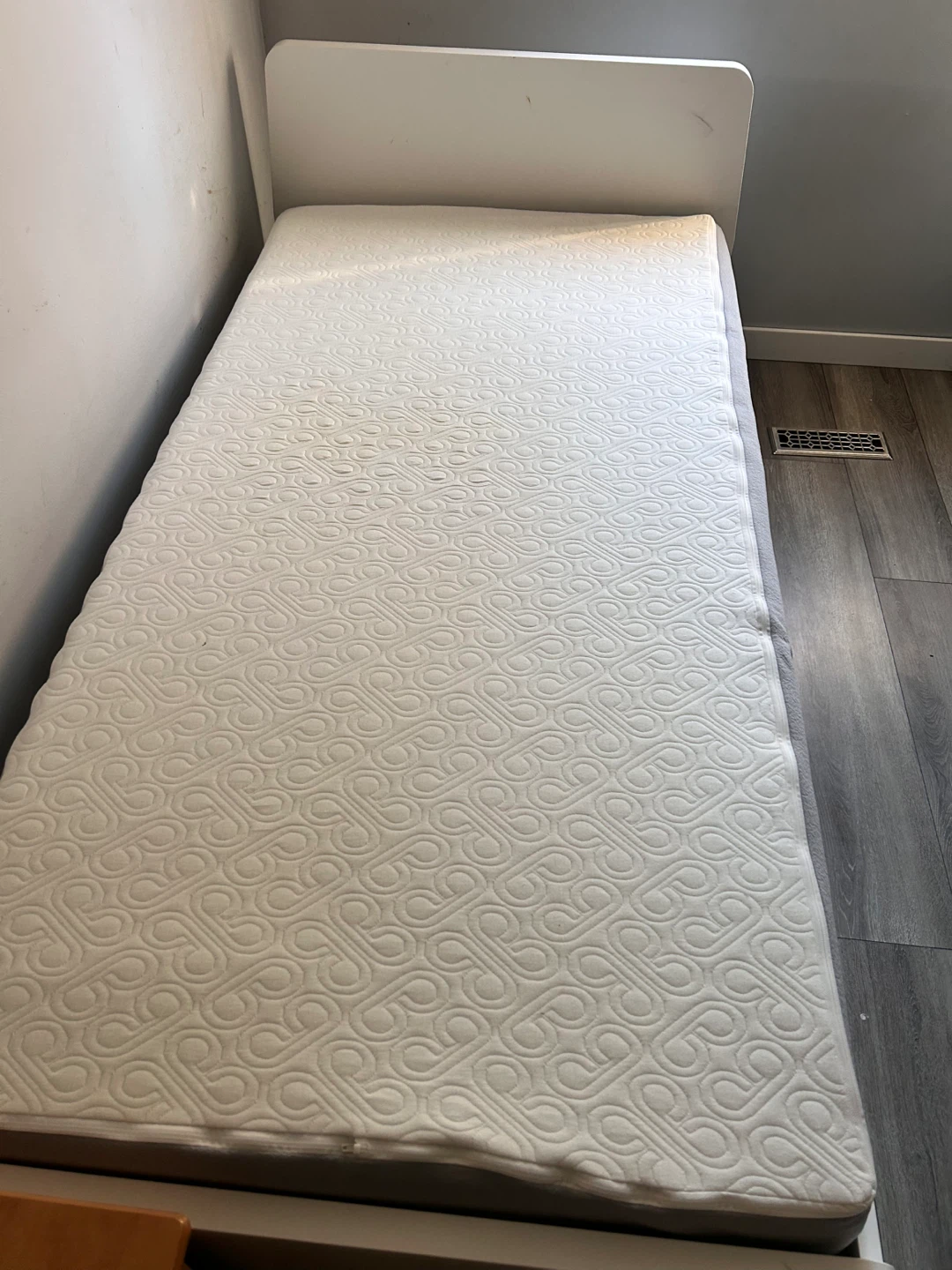 IKEA Single Bed Frame with Mattress - photo 2