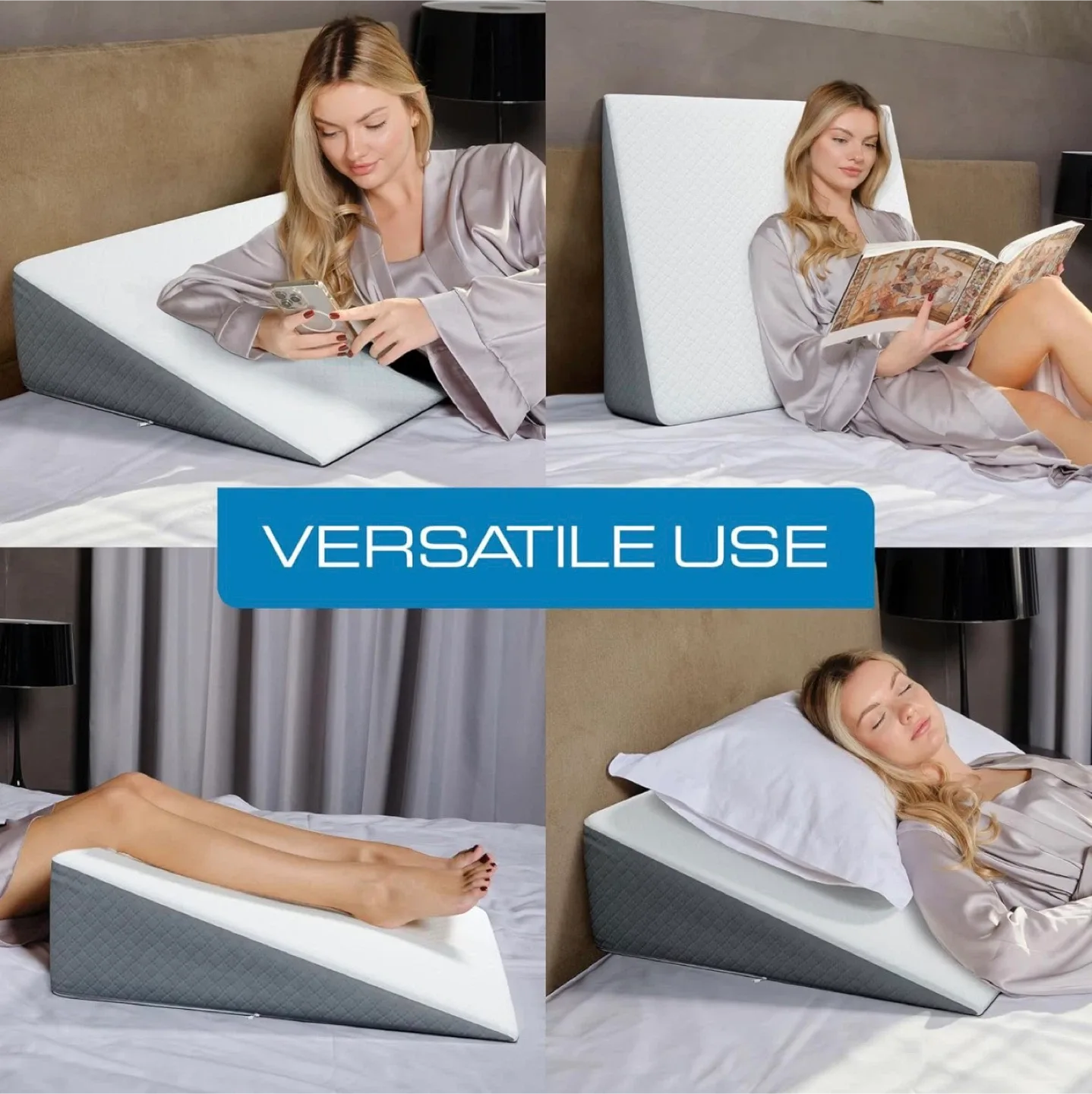 Brand New Bed Wedge / Leg Elevation Pillow, has multiple uses thumbnail