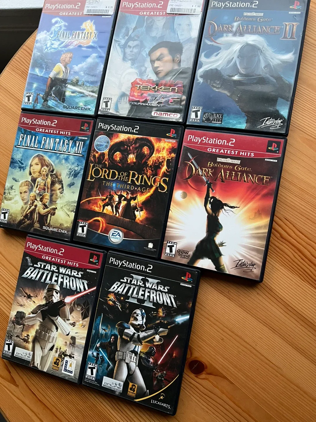 PlayStation 2 Games - Final Fantasy, Star Wars, Lord of Rings thumbnail