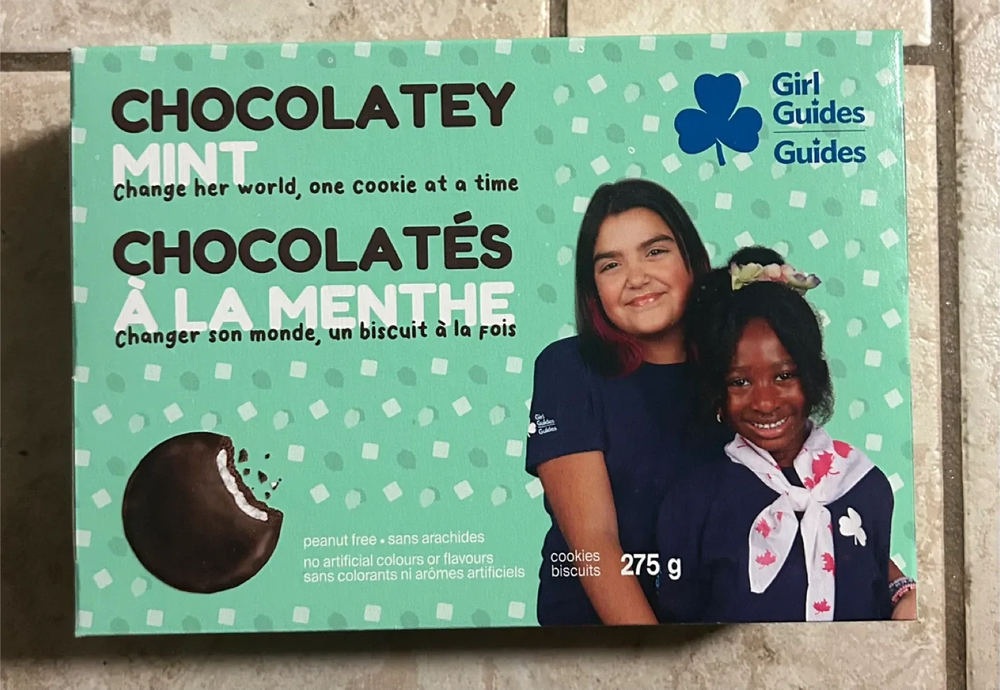 Girl Guides Chocolatey Mint Cookies - 275g thumbnail