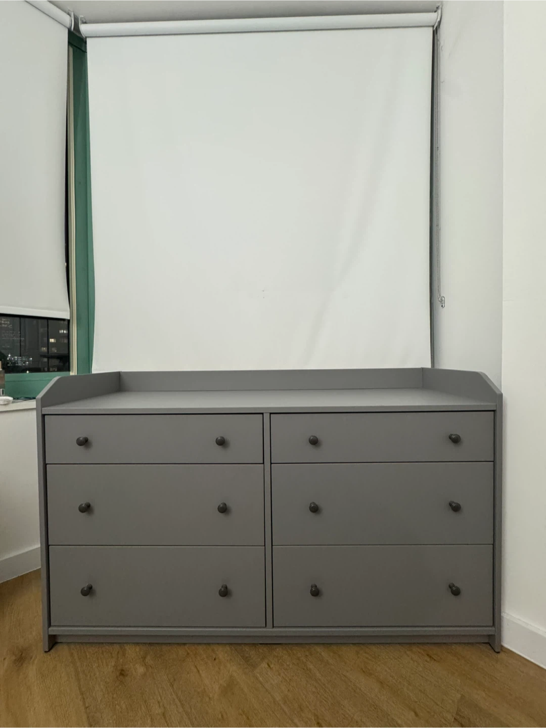 IKEA Hauga Gray 6-Drawer Dresser - photo 3