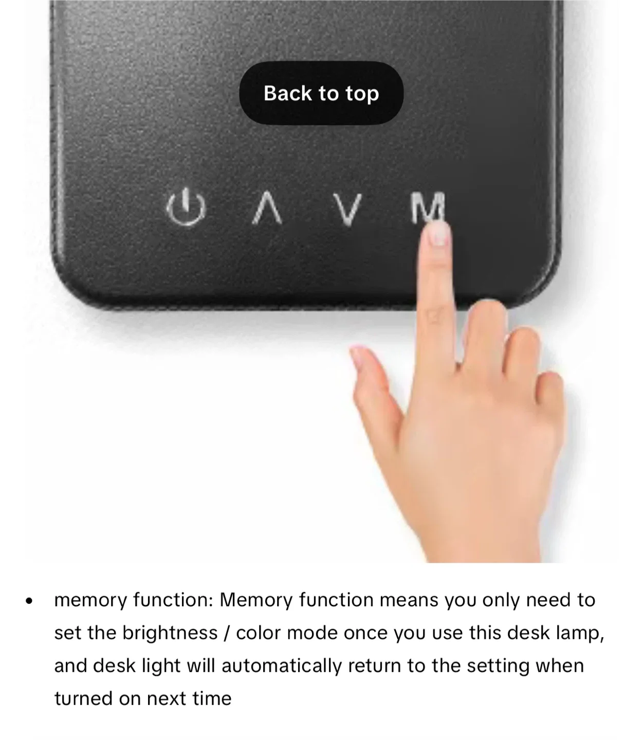 AhmyLion LED Desk Lamp with Wireless Charger - Black image indicator(6)