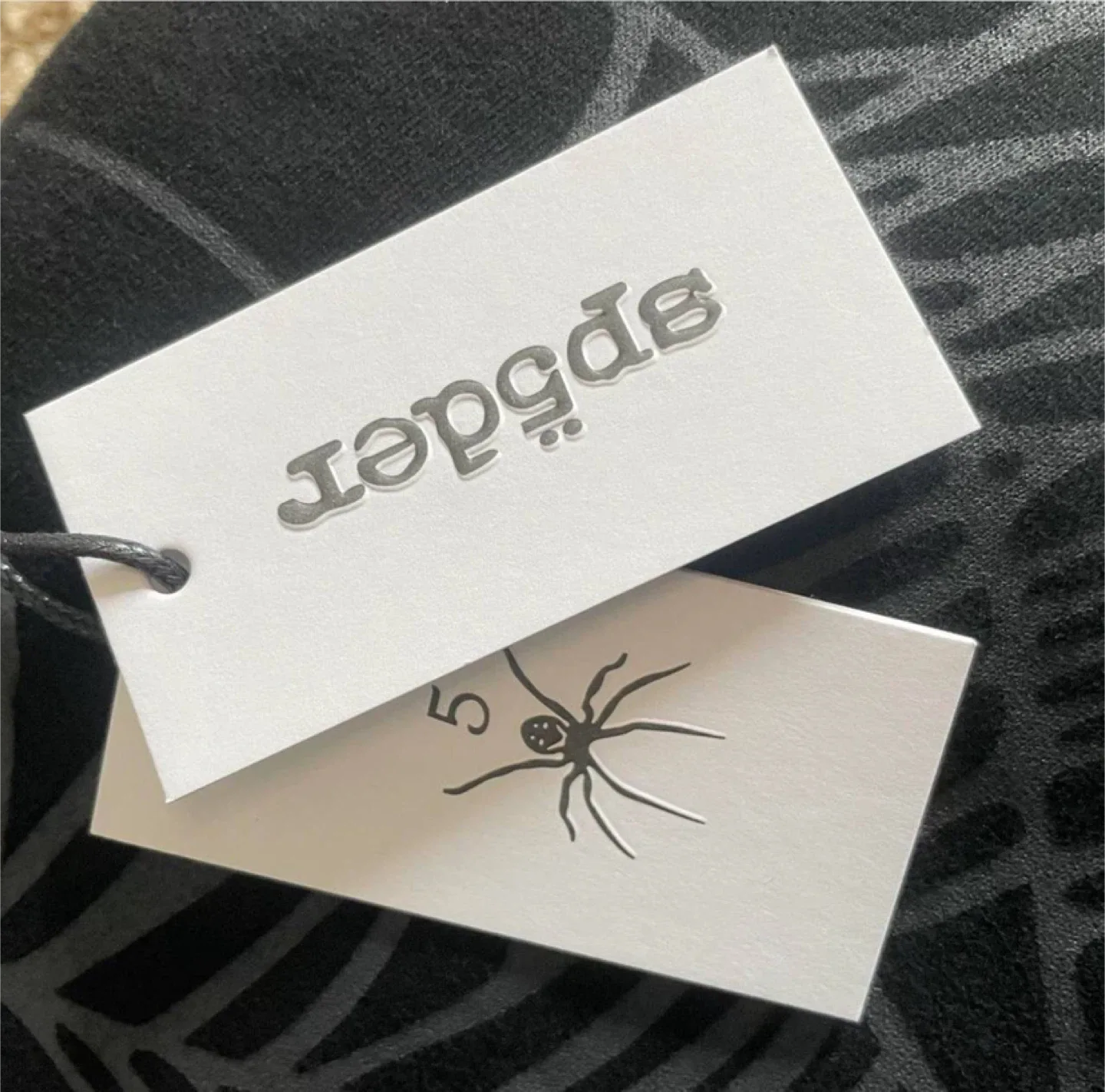 Sp5der Phantom Black Web Hoodie - All Sizes - NWT image indicator(5)