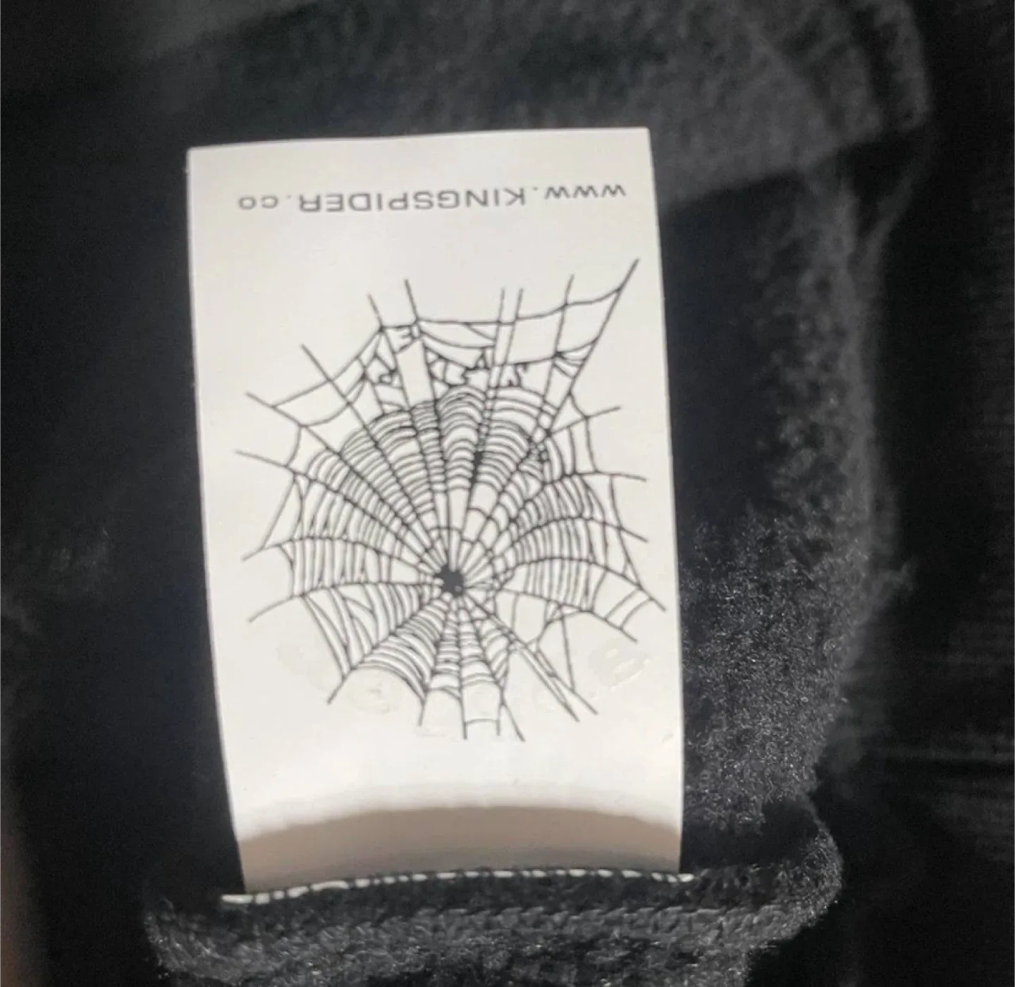 Sp5der Phantom Black Web Hoodie - All Sizes - NWT image indicator(4)