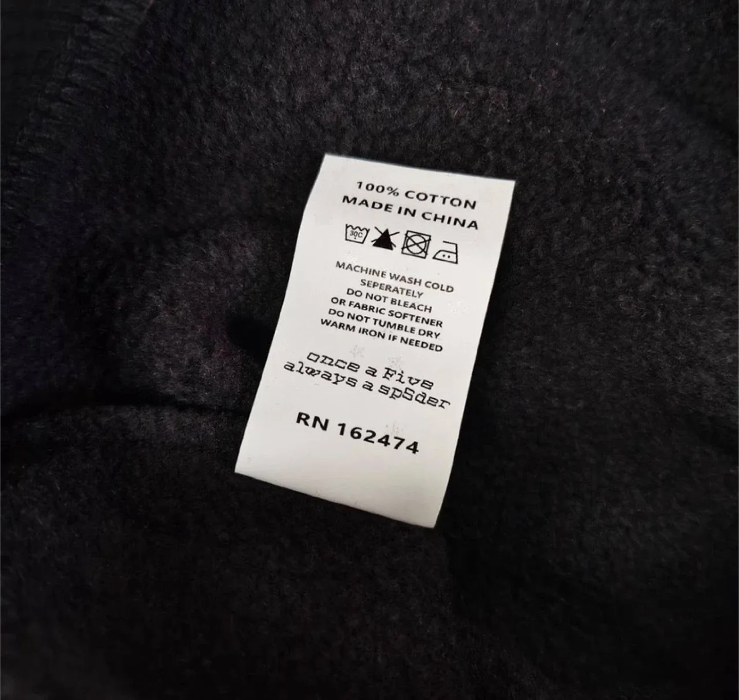 Sp5der Phantom Black Web Hoodie - All Sizes - NWT image indicator(7)