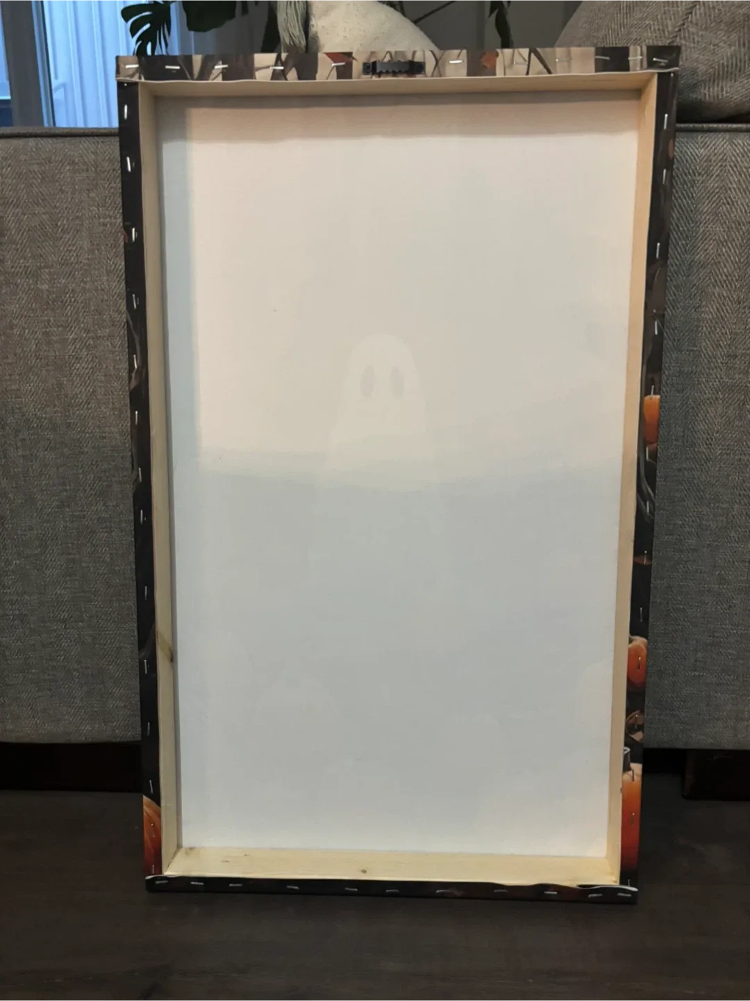 Pumpkin Patch Ghost Canvas Wall Art-Ready To Hang image indicator(6)