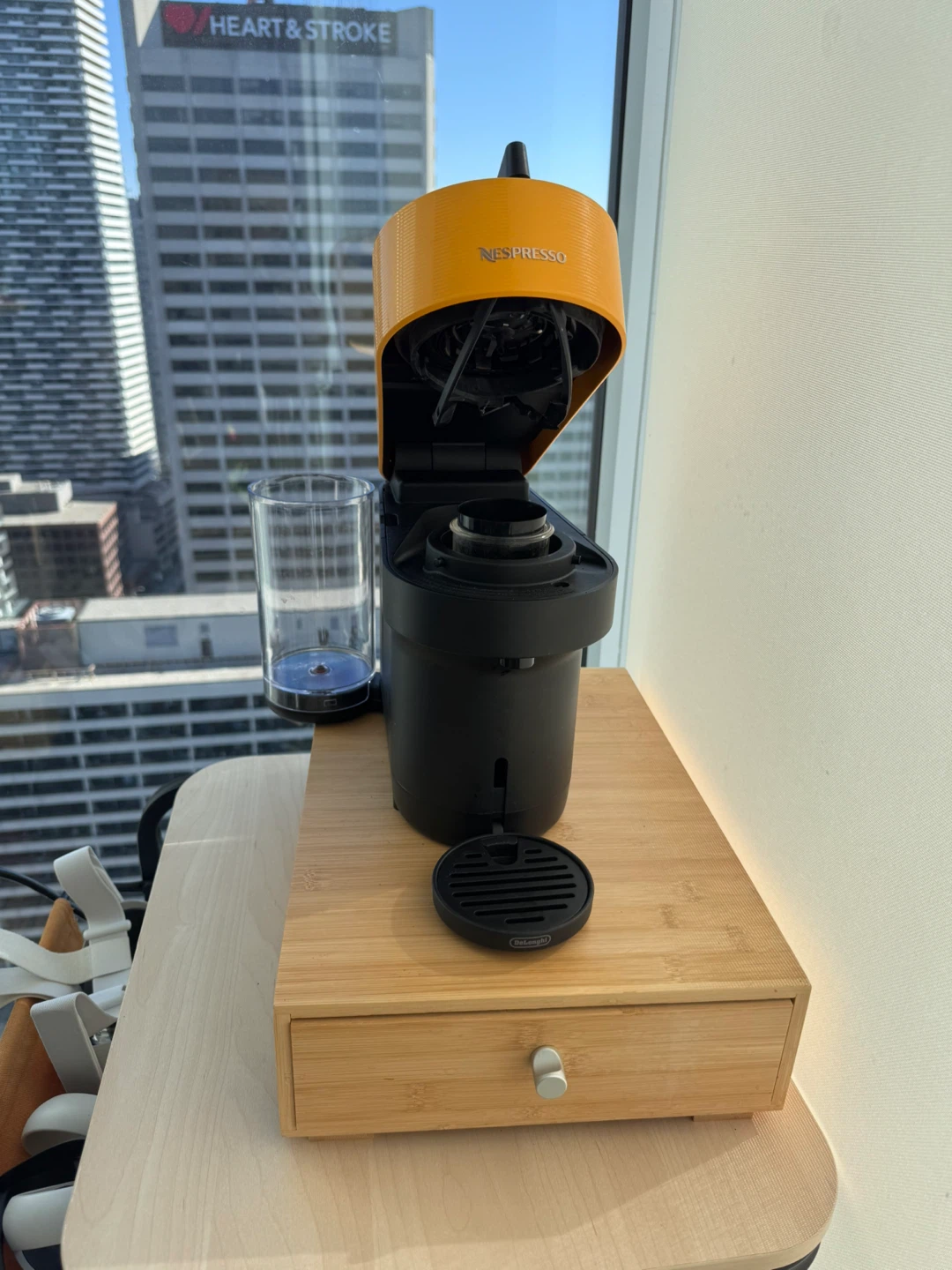Nespresso Vertuo Next Coffee Machine & coffee container