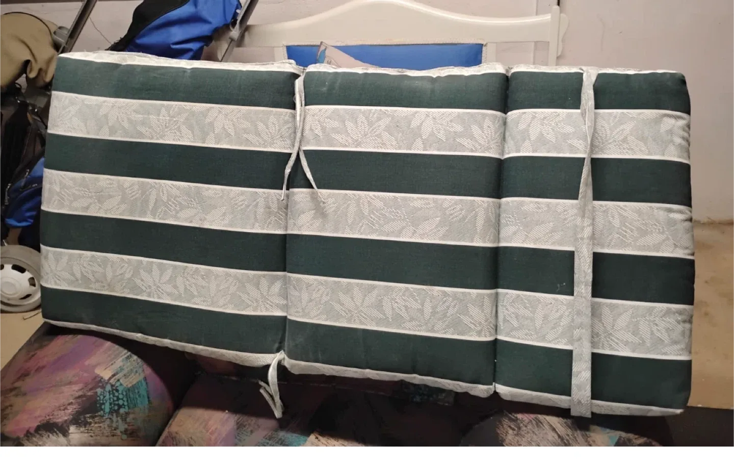 Striped Patio Chair Cushions Qty 4 image indicator(3)