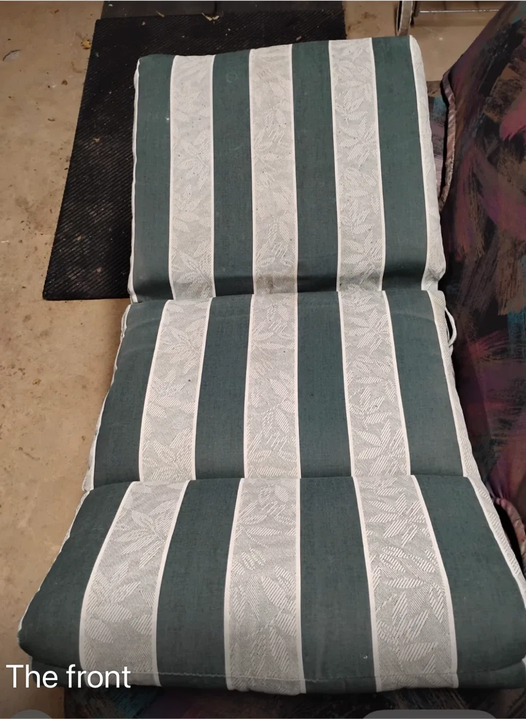 Striped Patio Chair Cushions Qty 4 image indicator(4)
