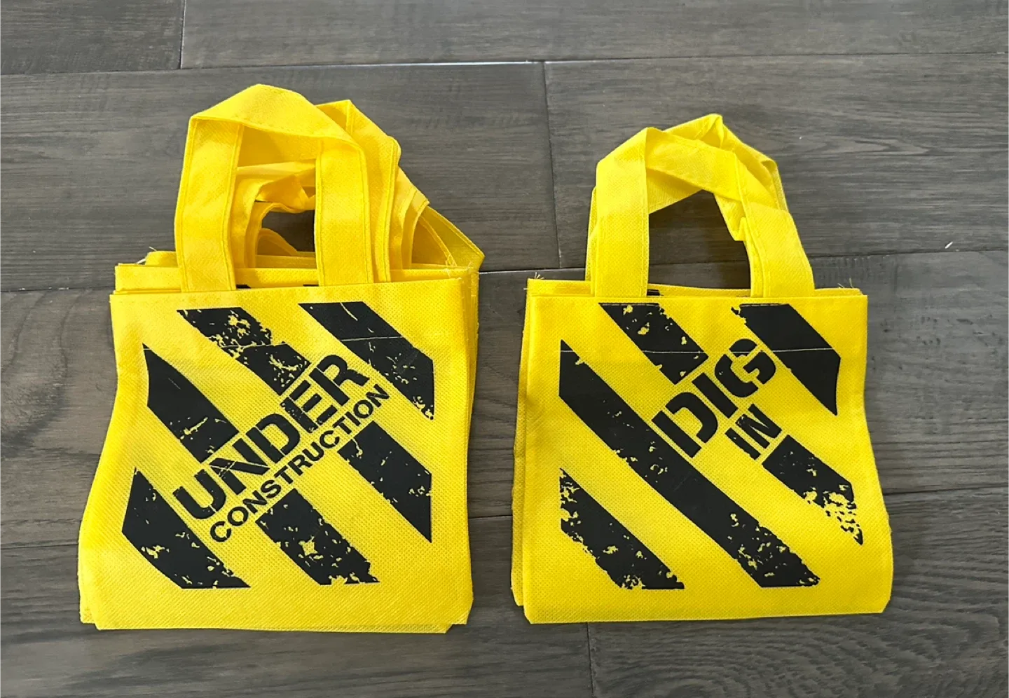Yellow Construction Theme Party Favour Bags thumbnail