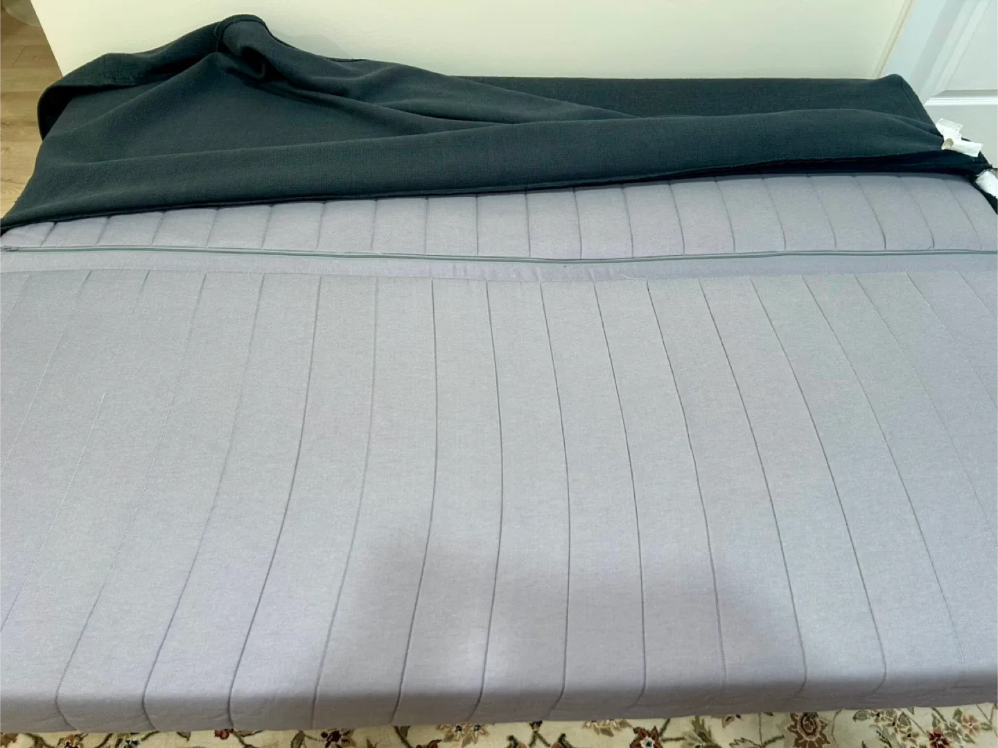 Grey Sofa-bed with Pillows image indicator(4)