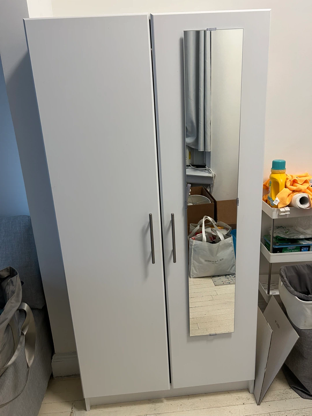 Prepac Elite White Wardrobe Cabinet