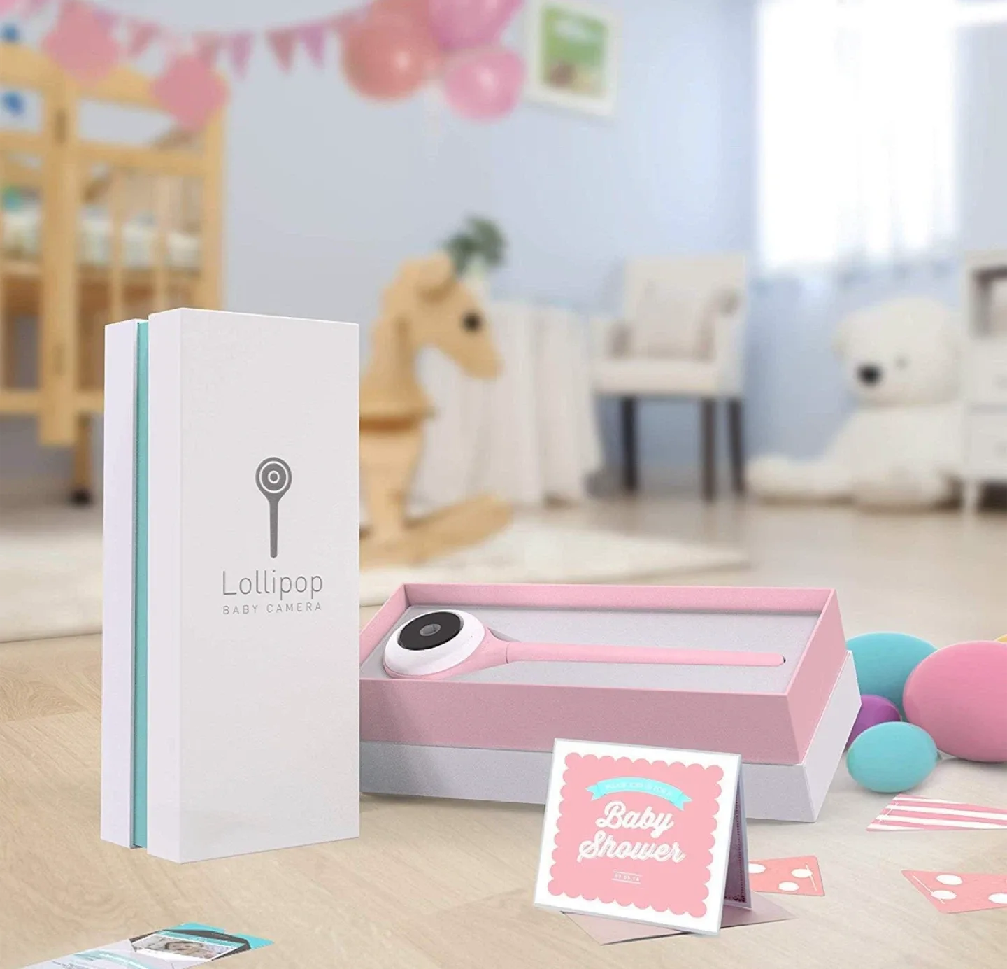 Like New Lollipop Baby Camera with Box - Pink image indicator(3)