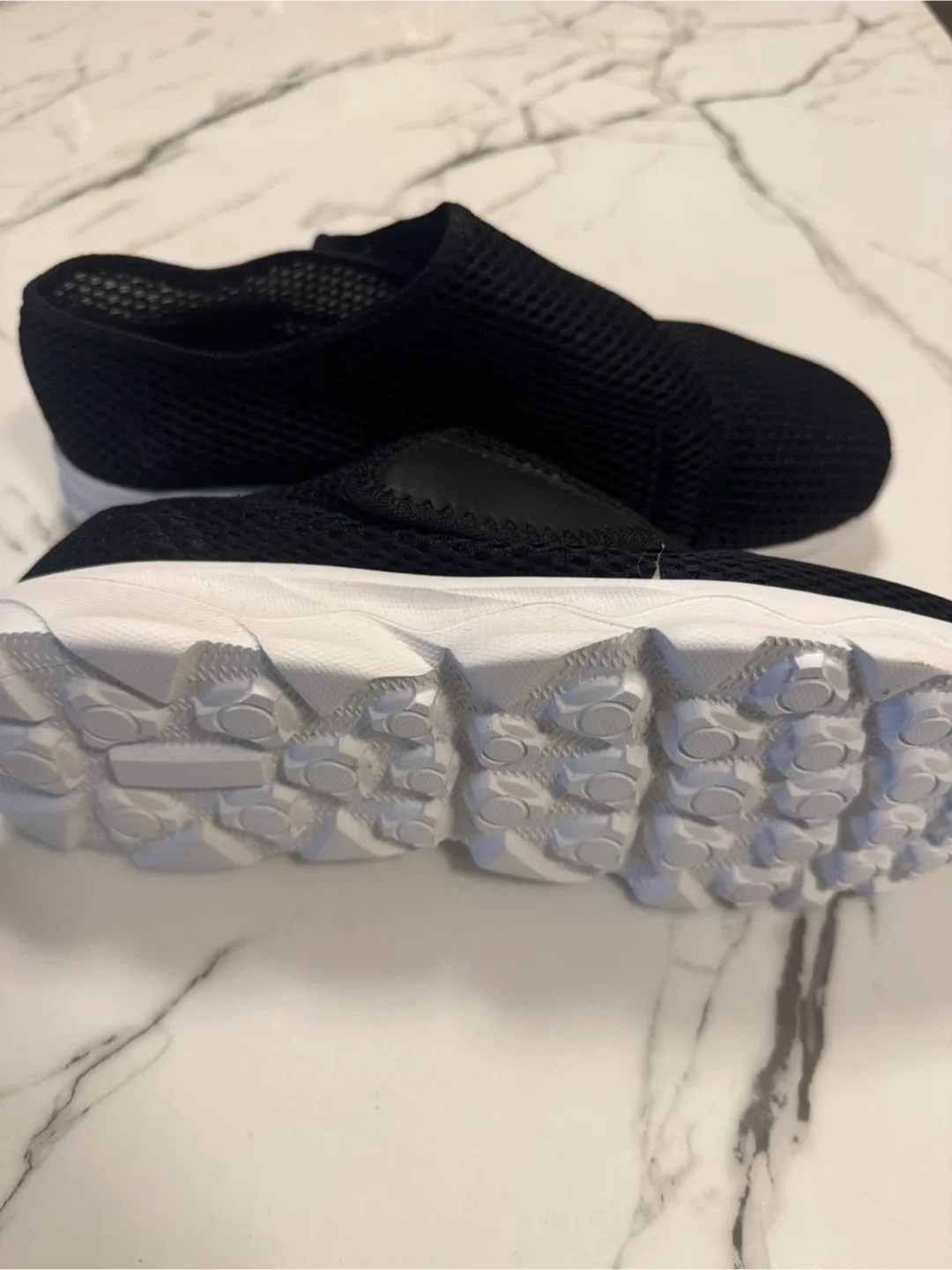 Brand New Women’s Black Mesh Slip-On Shoes - Size 9 image indicator(3)