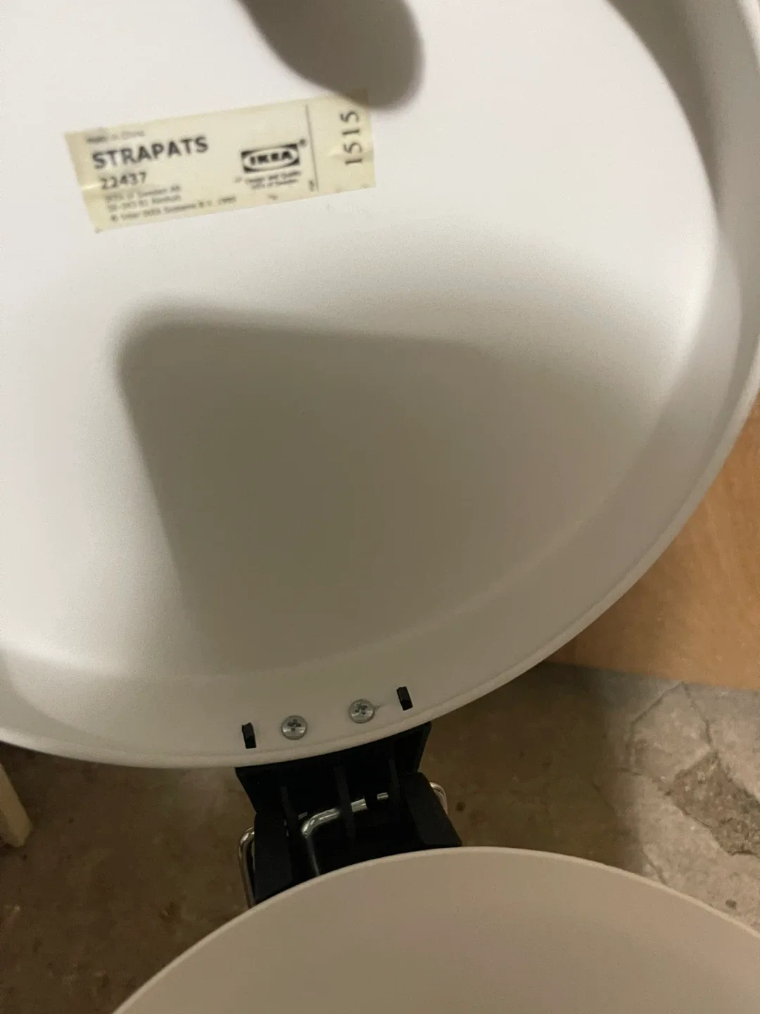 IKEA STRAPATS White Pedal Bin image indicator(4)