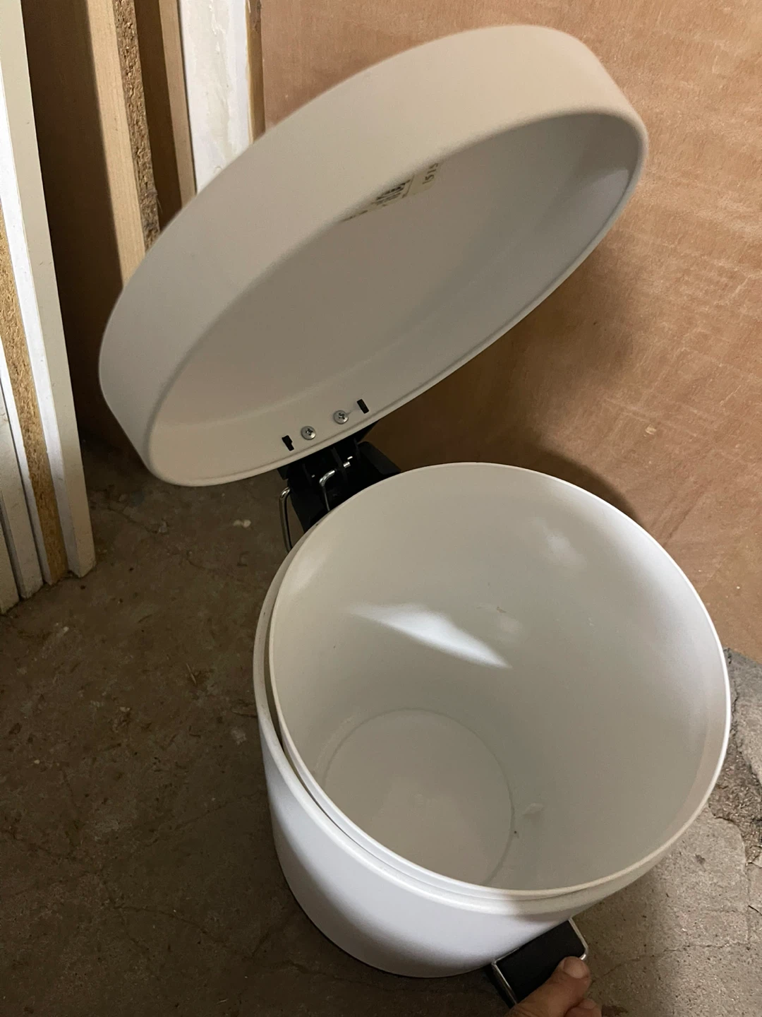 IKEA STRAPATS White Pedal Bin - photo 3