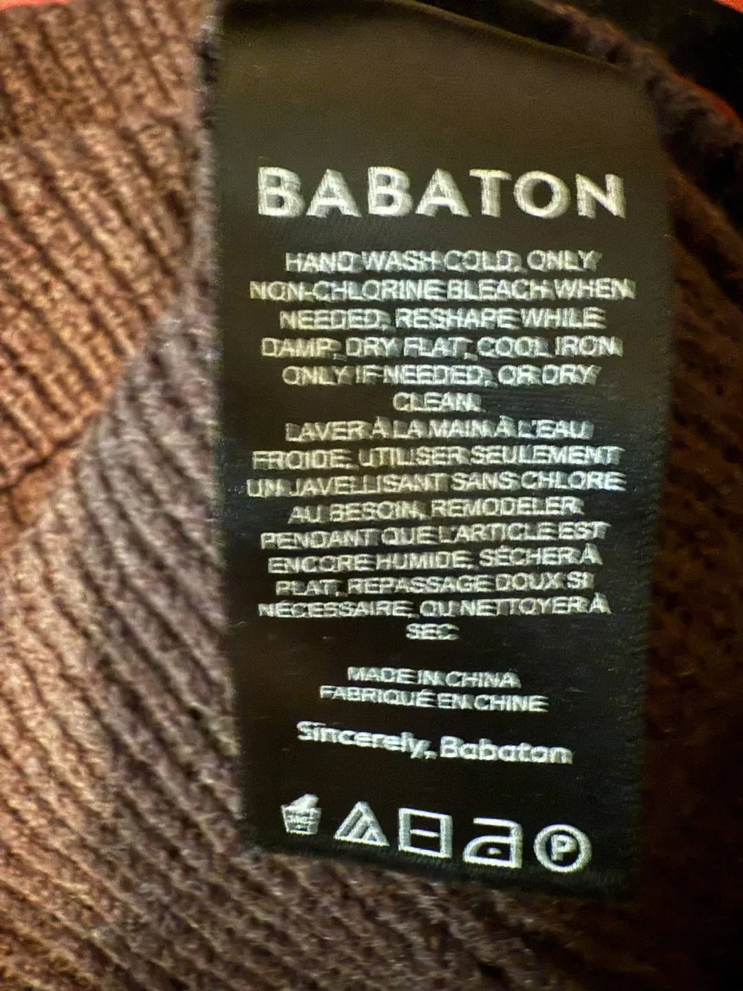 Babaton Brown Sleeveless Knit Dress - Size S image indicator(5)