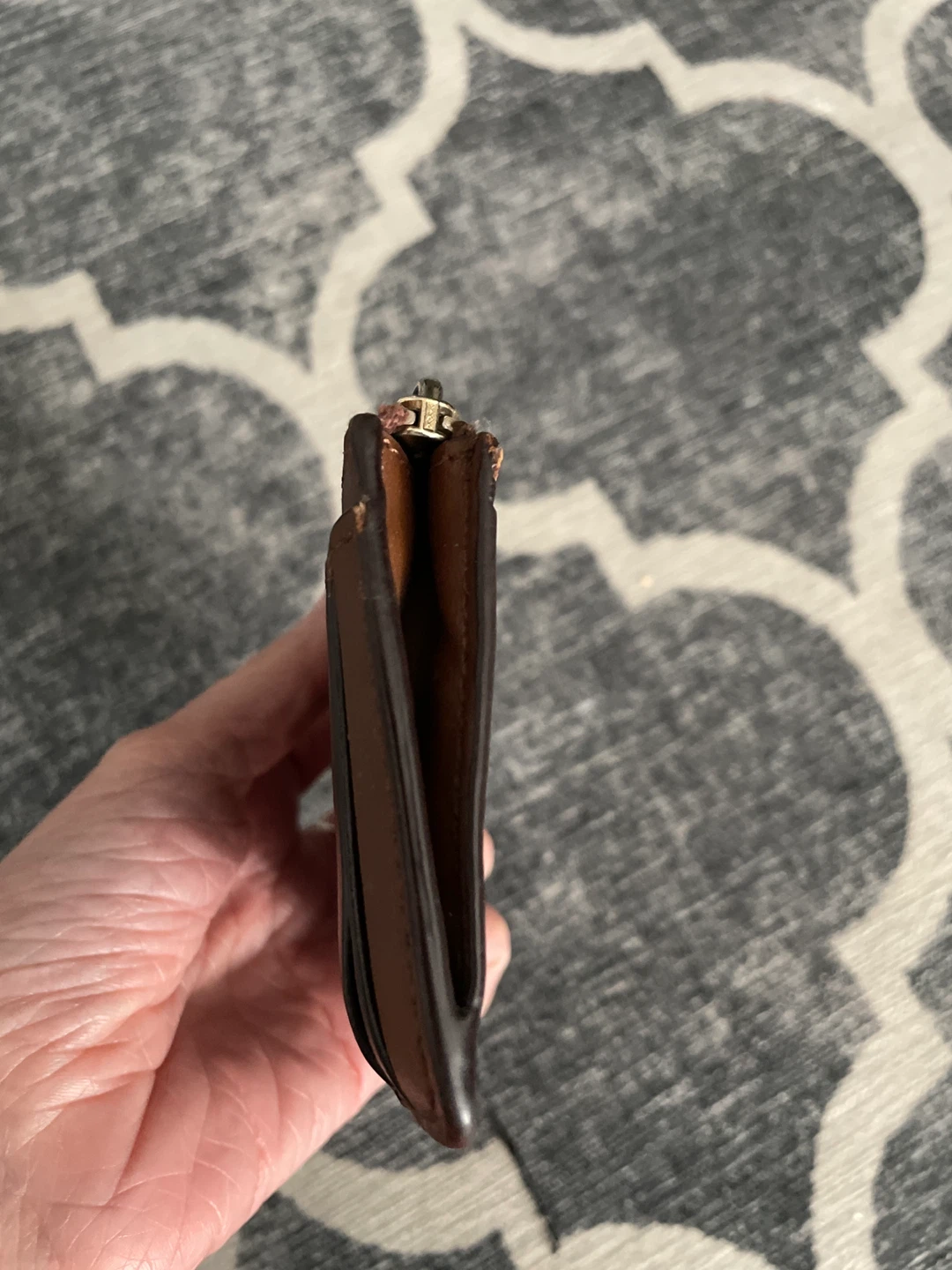 Coach Brown Card Holder Wallet - photo 3