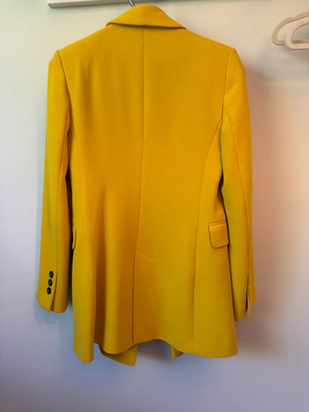 Zara Yellow Double Breasted Blazer XS image indicator(2)