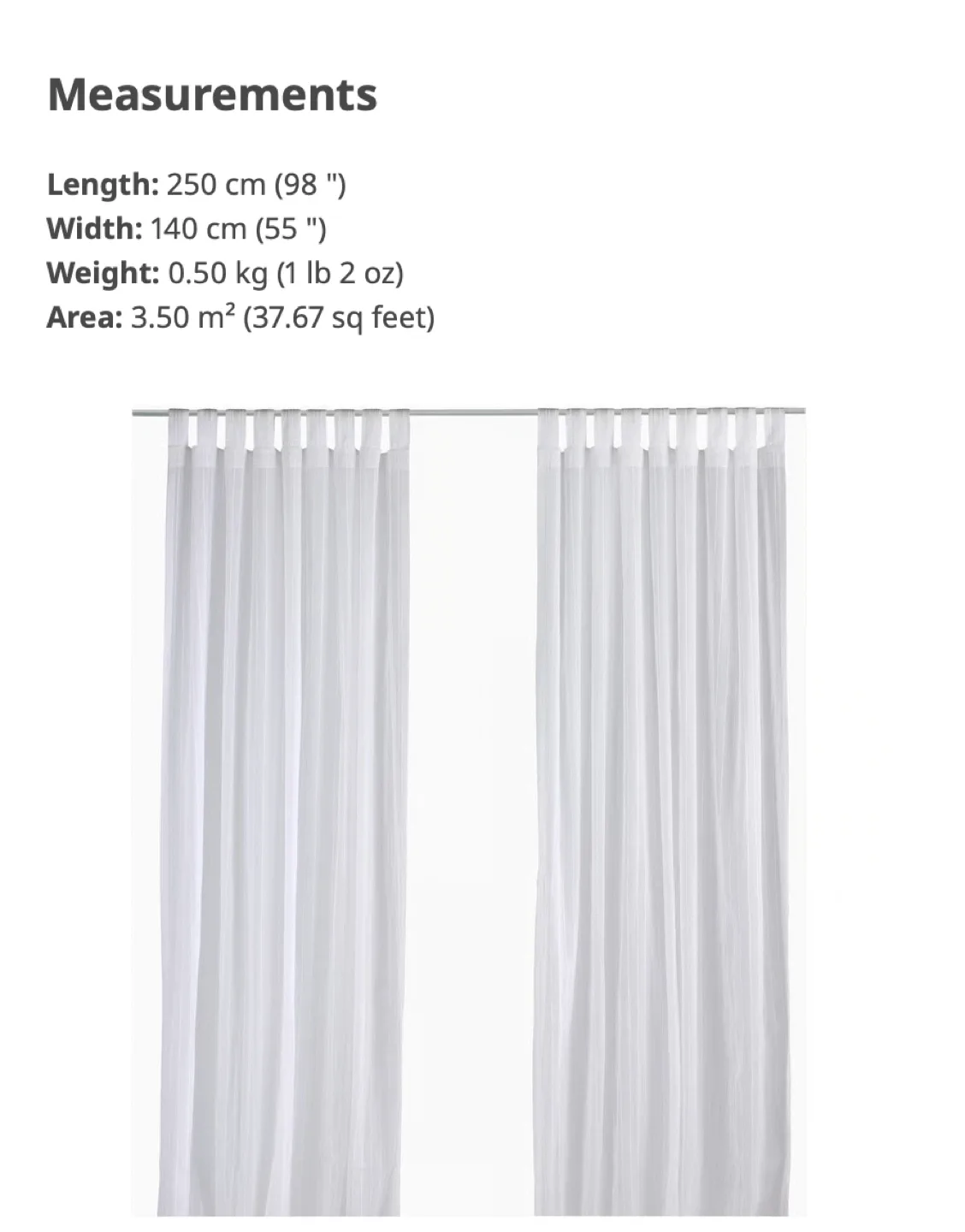 Matilda Sheer curtain thumbnail