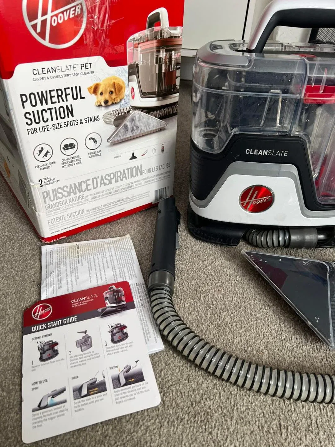 LIKE NEW Hoover Upholstery Spot Cleaner image indicator(3)