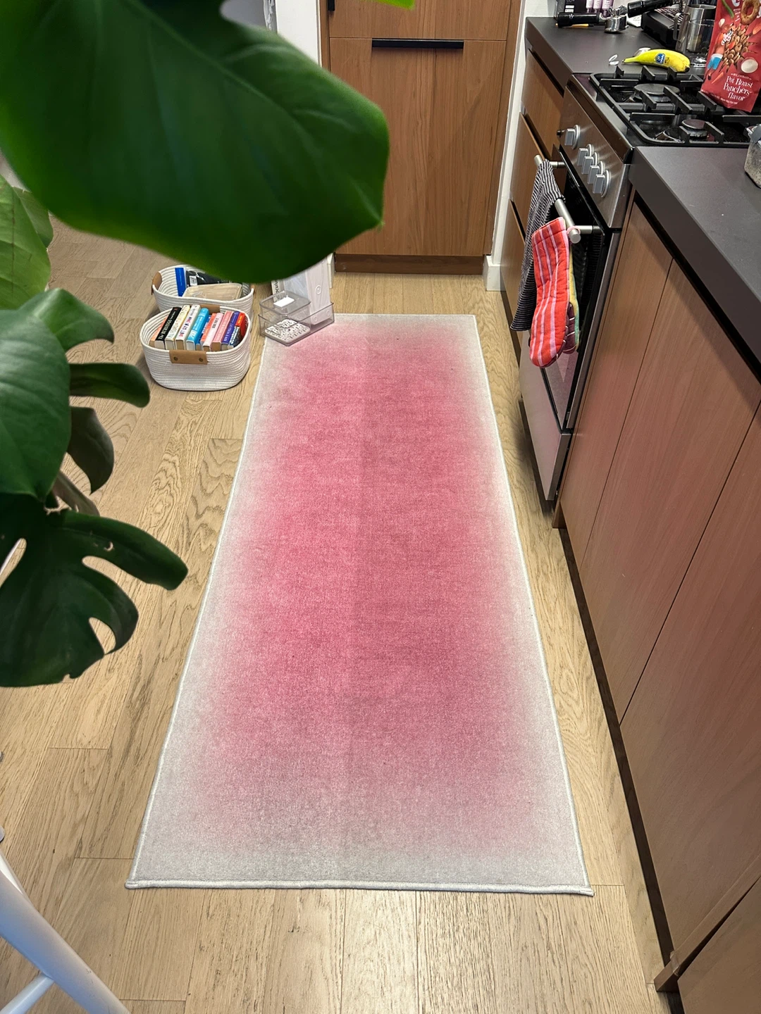 Ruggable x Barbie Pink Ombre Runner Rug - 2.5x7