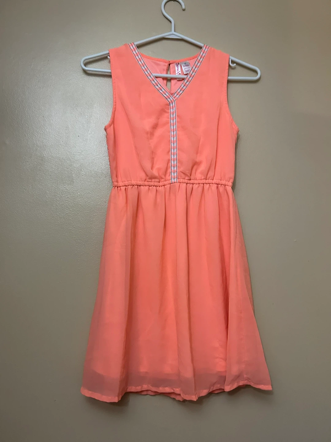 Peach Sleeveless Dress size 12 - photo 3