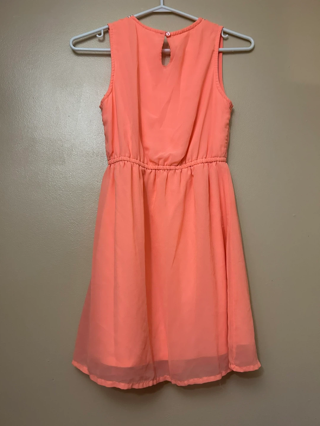 Peach Sleeveless Dress size 12 - photo 2