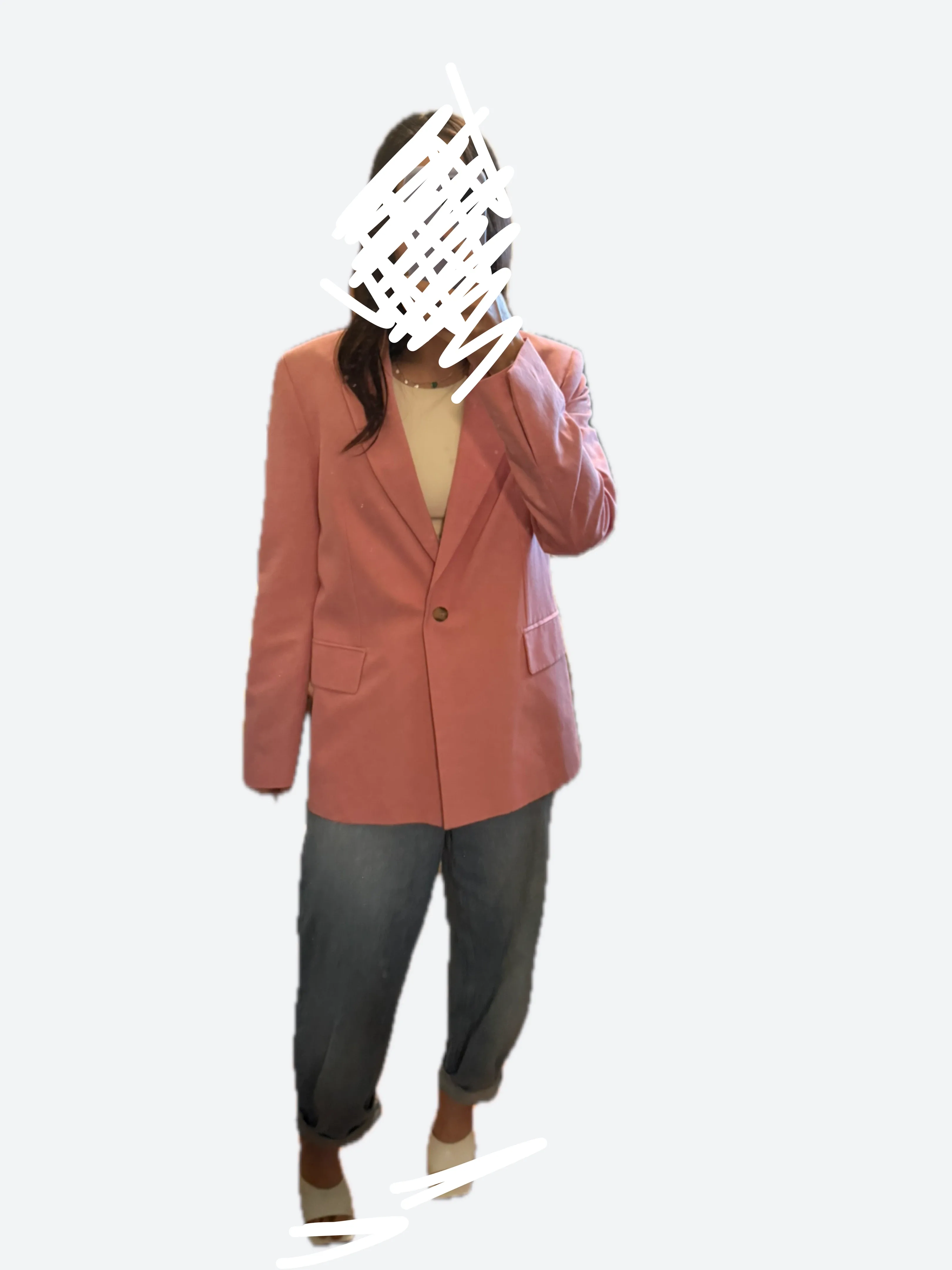 Zara Pink Blazer - Size XS image indicator(4)