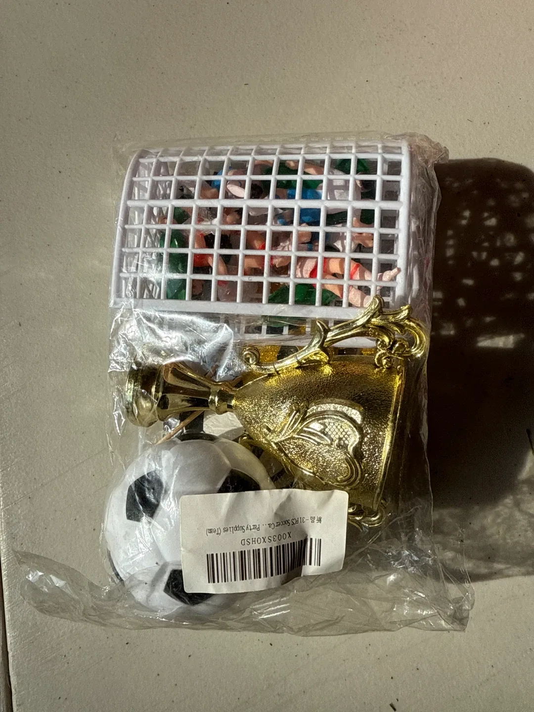 Soccer Cake Topper Set - New in Package